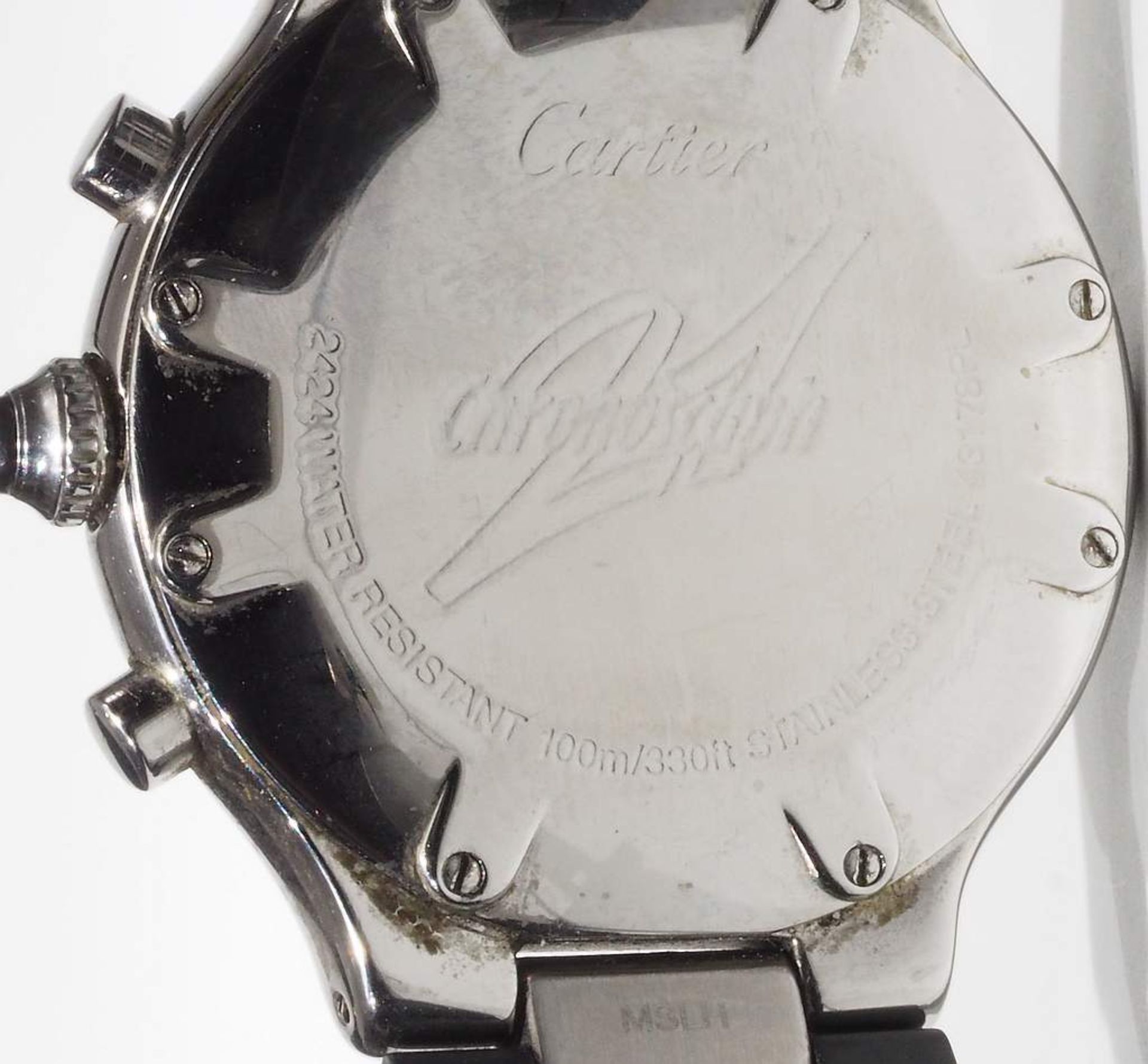 Herrenarmbanduhr/Unisex "Cartier must 21 Chronograph", - Image 5 of 8