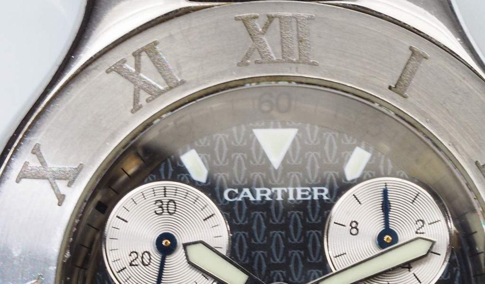 Herrenarmbanduhr/Unisex "Cartier must 21 Chronograph", - Image 3 of 8