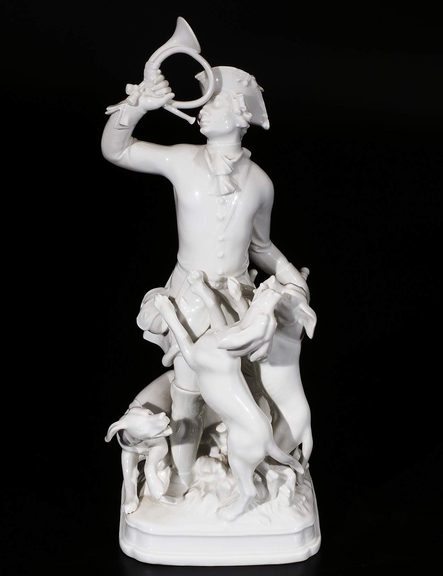 Figurengruppe "Jäger mit Jagdhunden", MEISSEN 1987, 1. Wahl. - Image 2 of 7