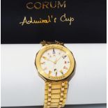 Armbanduhr CORUM "Admirls Cup", unisex, 750er Gelbgold.