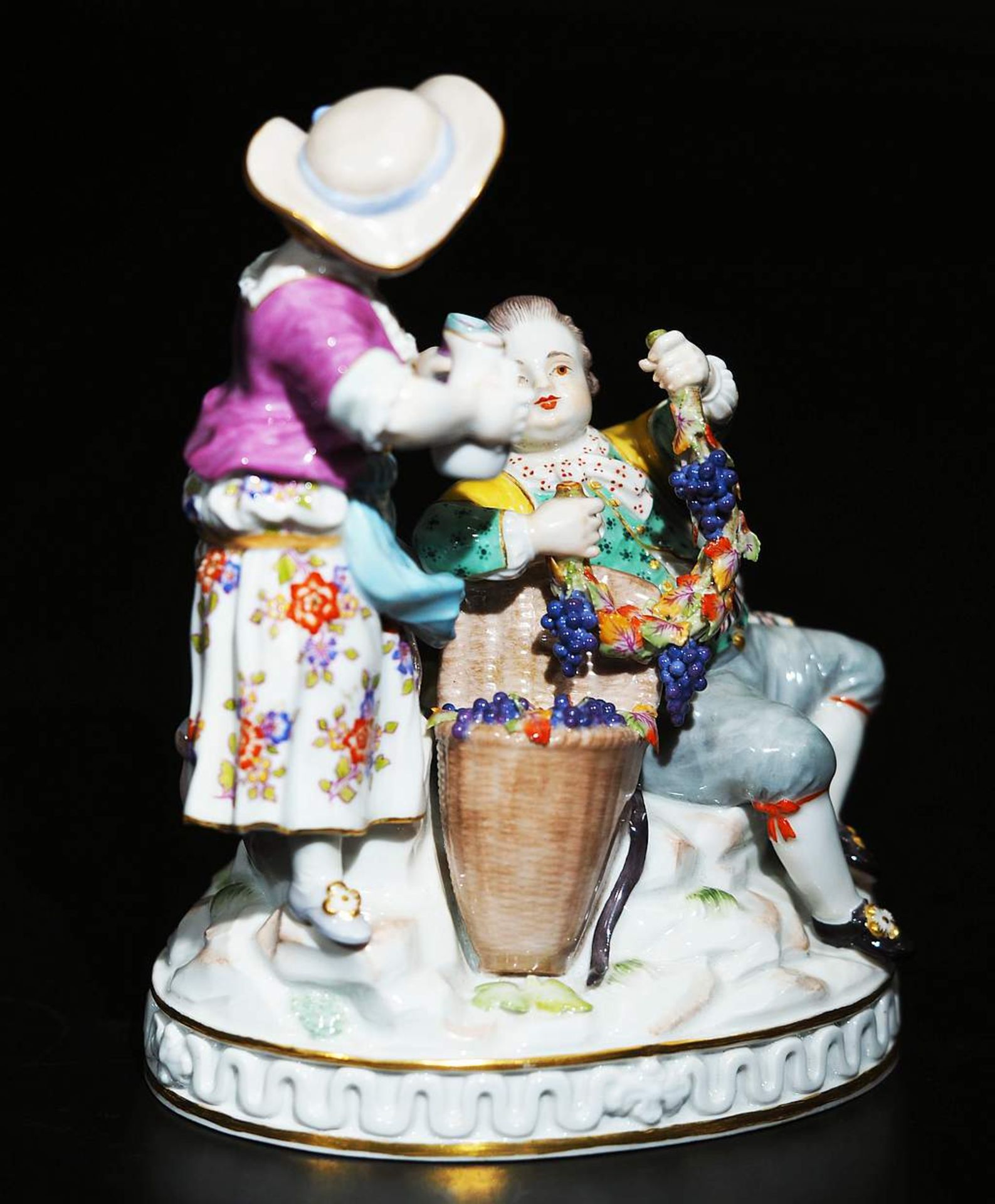 MEISSEN Figurengruppe "Allegorie der Herbst". MEISSEN 1991, - Bild 5 aus 7