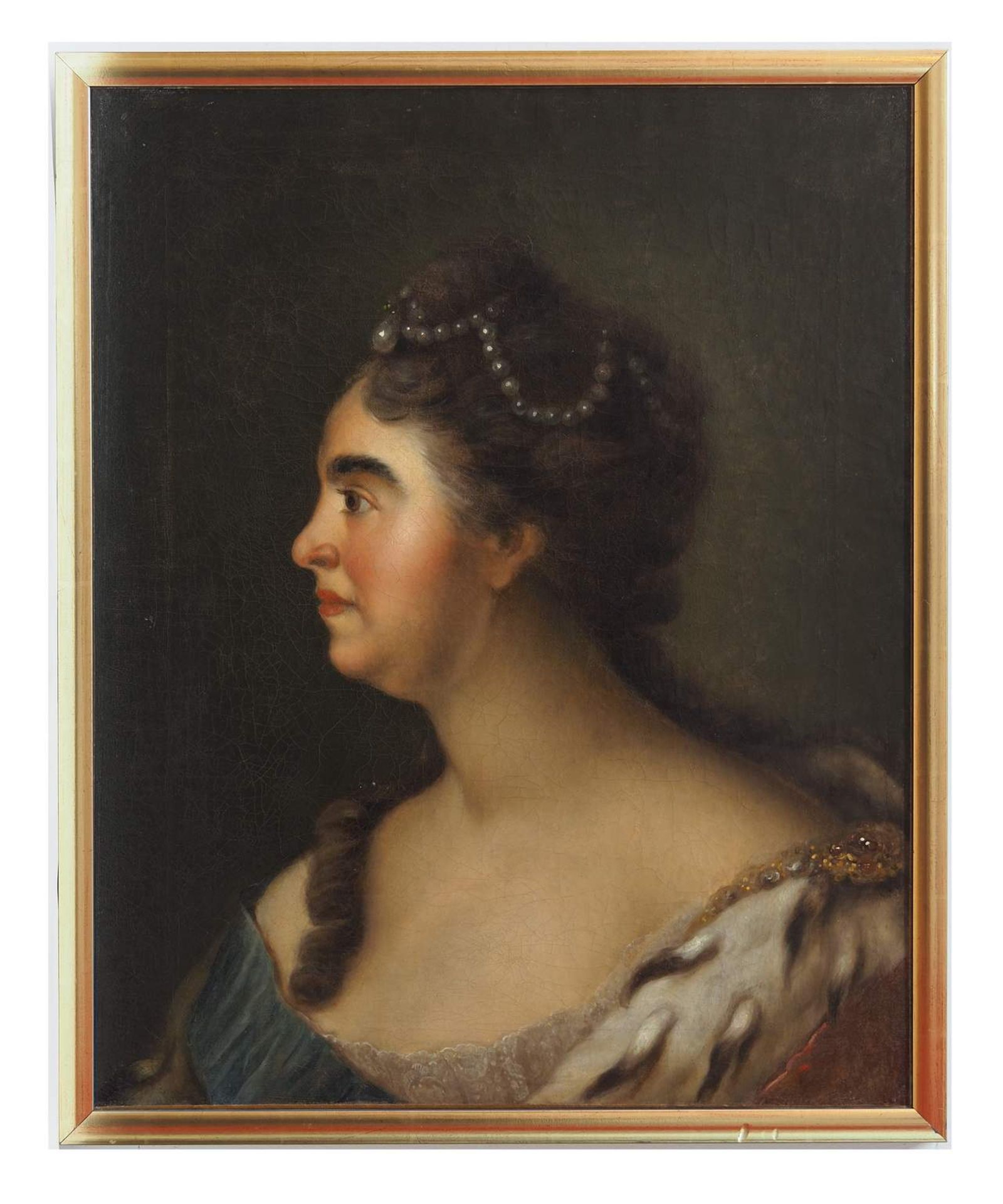 Porträt Katharina I. (1684 - 1729). zweite Gemahlin Peter des Großen. . - Bild 3 aus 5