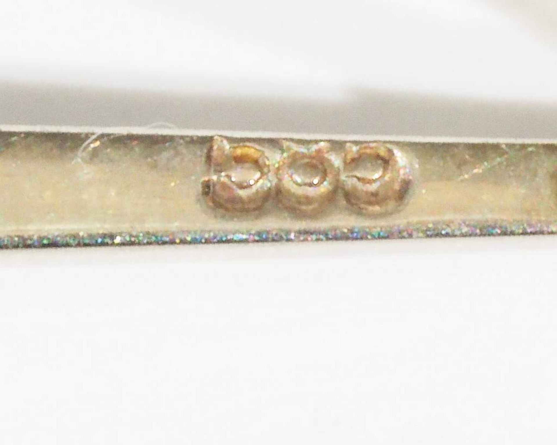 Art Déco Stabbrosche mit Diamant, ca. 0,25 ct., und sechs kleinen Achtkant-Diamanten. - Bild 6 aus 6
