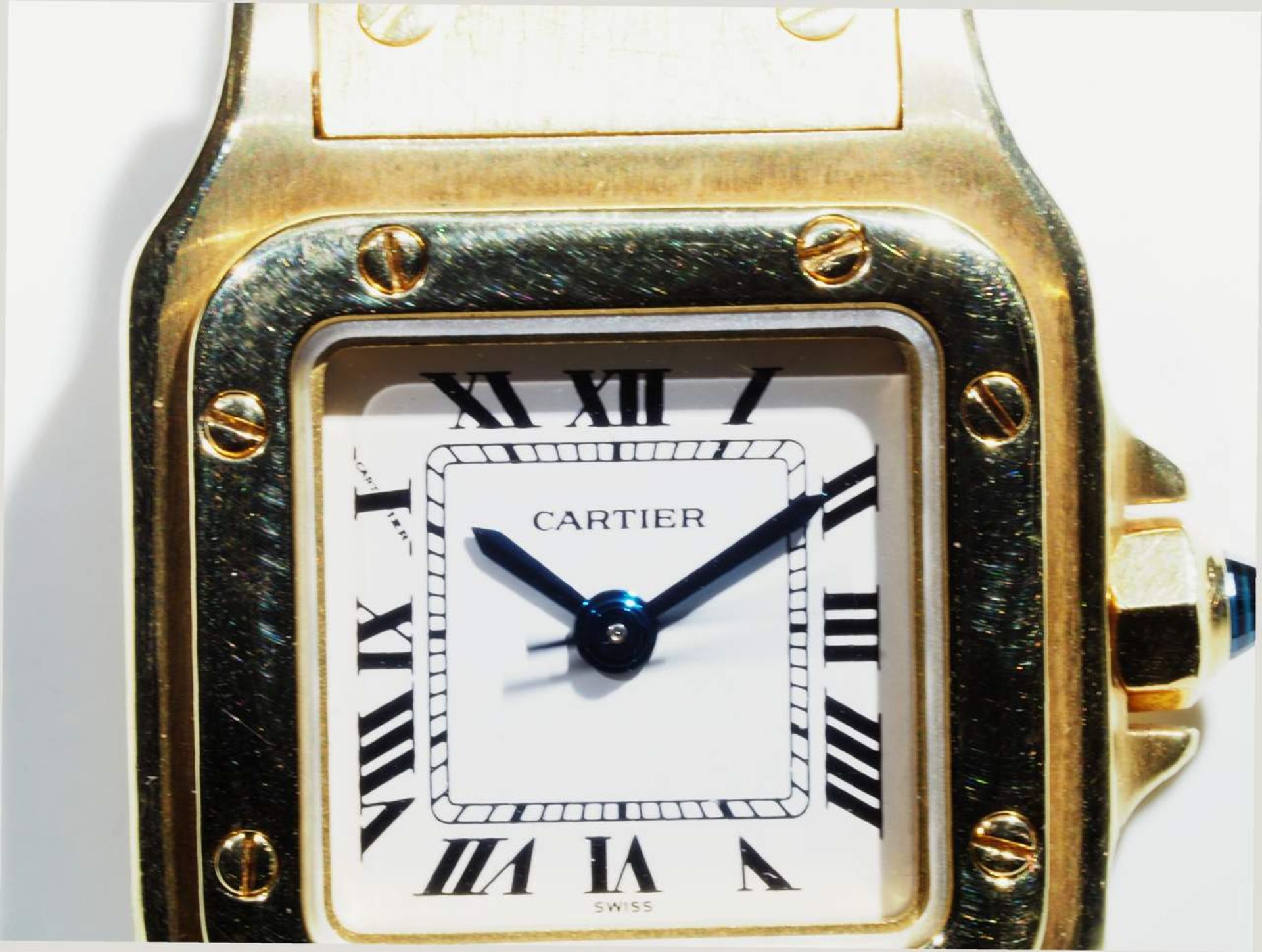 Original Armbanduhr CARTIER SANTOS - mittlere Größe. - Image 3 of 9
