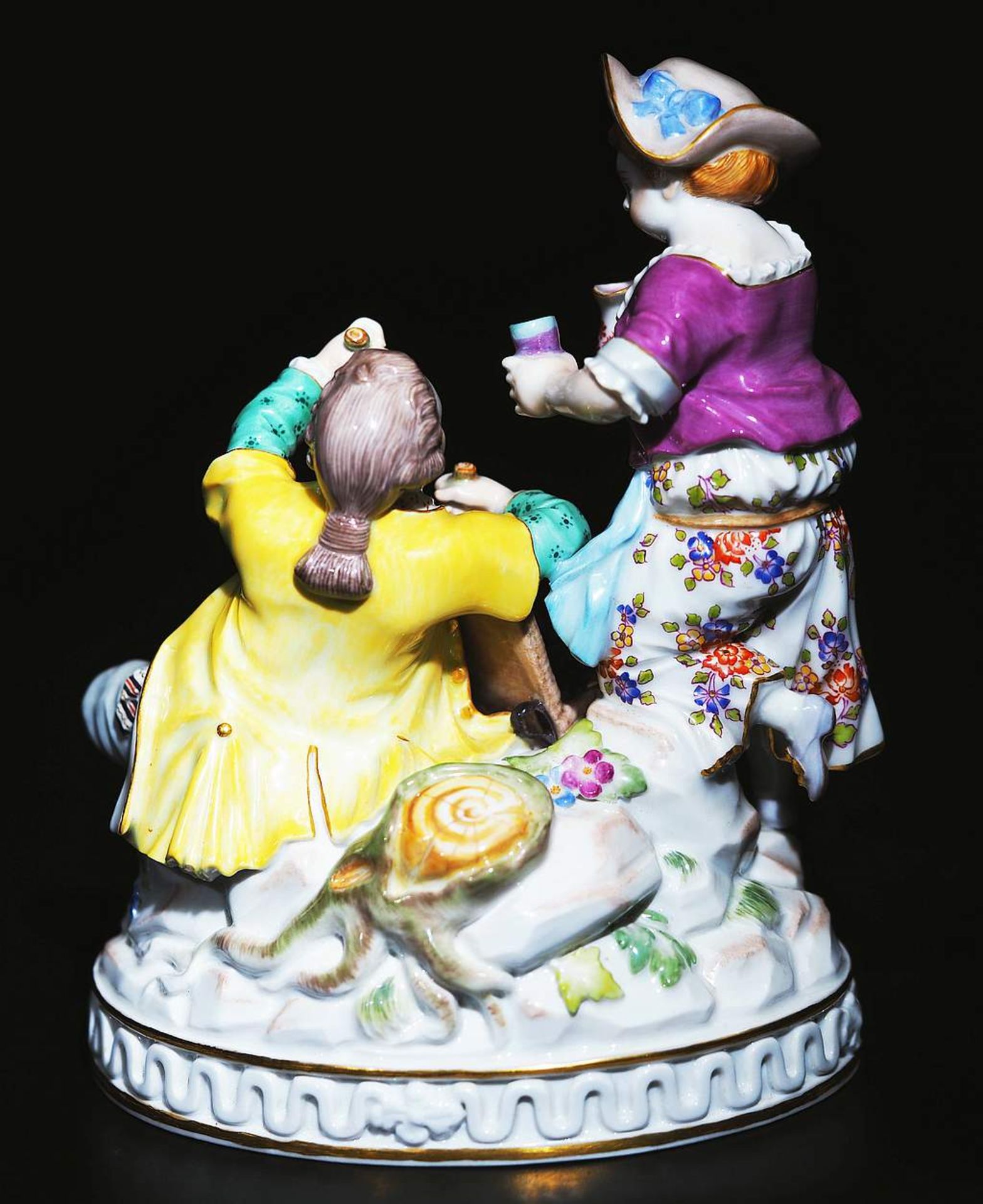 MEISSEN Figurengruppe "Allegorie der Herbst". MEISSEN 1991, - Bild 4 aus 7