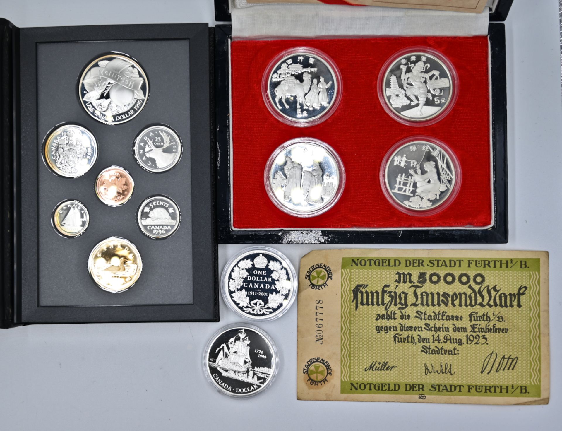 Konvolut Münzen / Medaillen z.T. Silber Kanada u.a. - Bild 12 aus 20