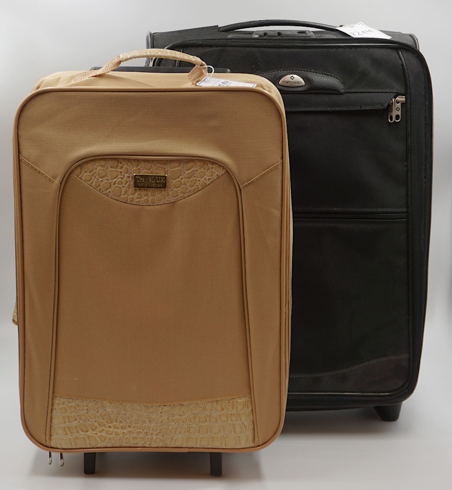 1 Doktorskoffer schwarz sowie 2 Reisegepäckteile z.T. SAMSONITE (Rollen besch.) schwarz/beige, Tsp./ - Bild 2 aus 2