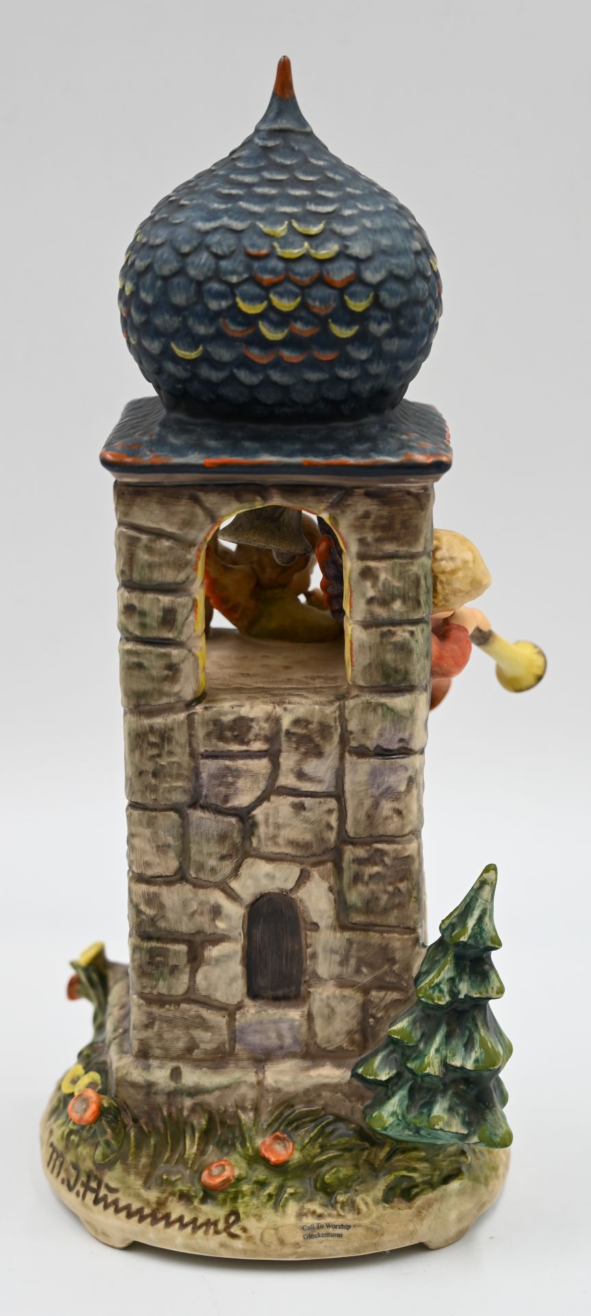 1 Hummel-Figur GOEBEL "Glockenturm/Call to Worship", Century Collection 1988, H ca. 33,5cm, Neupreis - Bild 3 aus 6