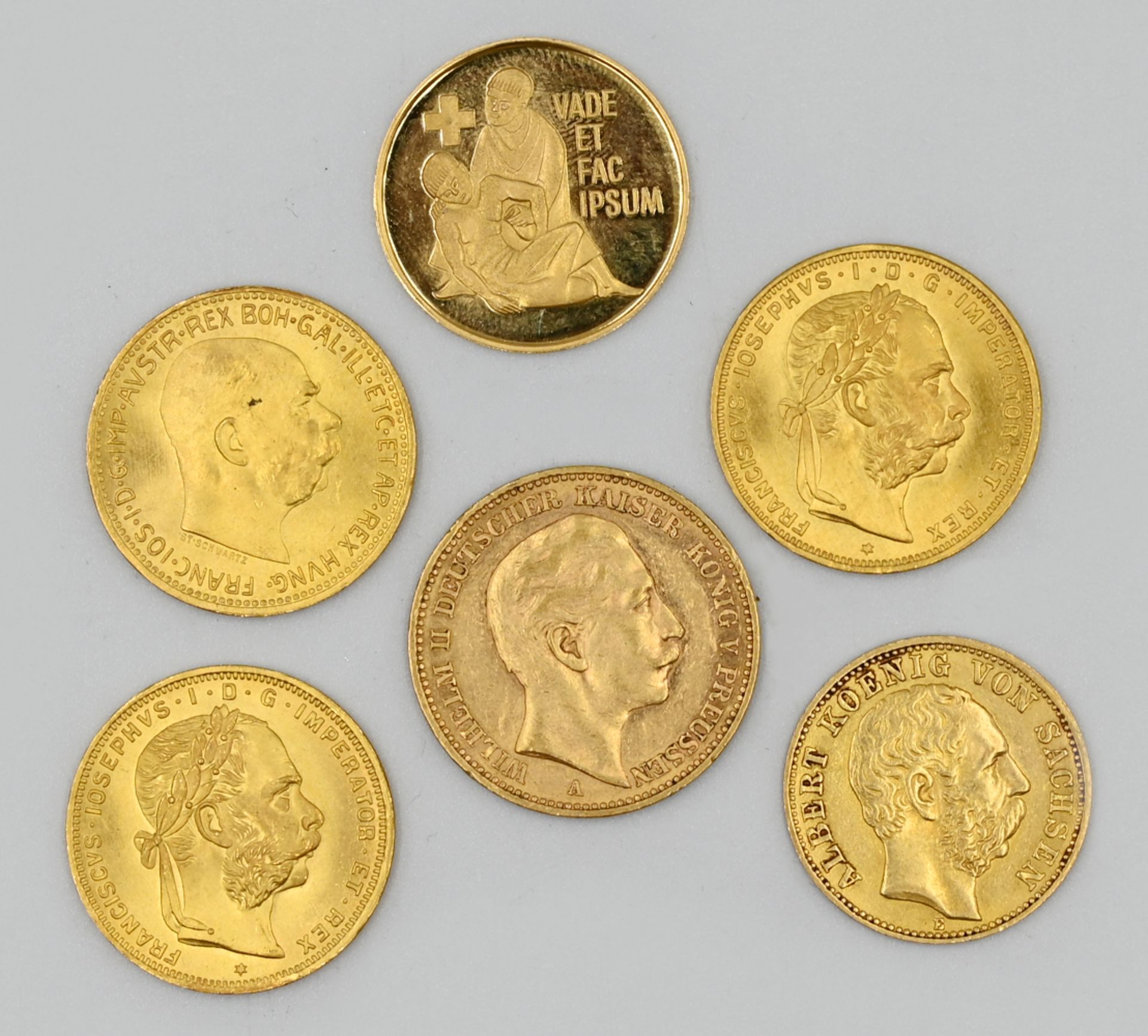 1 Konv. Münzen/ Medaillen GG Österreich, Dt. Reich u.a. Asp./ Gsp. - Image 2 of 2