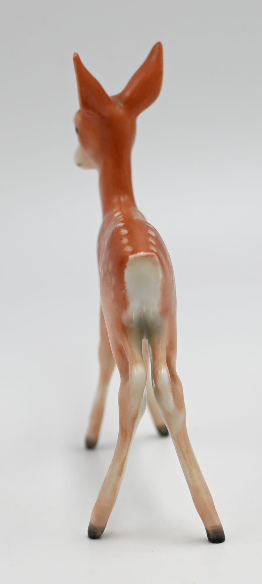 1 Figur Porzellan ROSENTHAL "Bambi", (Fabrikmarke 1953-1957), bemalt, H 9cm, Asp. - Image 4 of 5