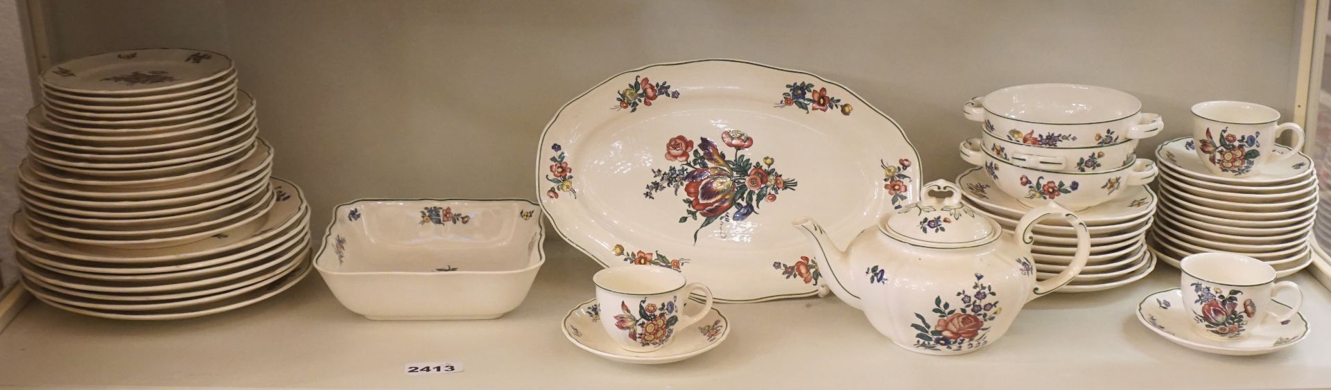 1 Porzellanservice VILLEROY & BOCH "Alt Strassburg", z.T. ber., Gsp. - Bild 2 aus 2