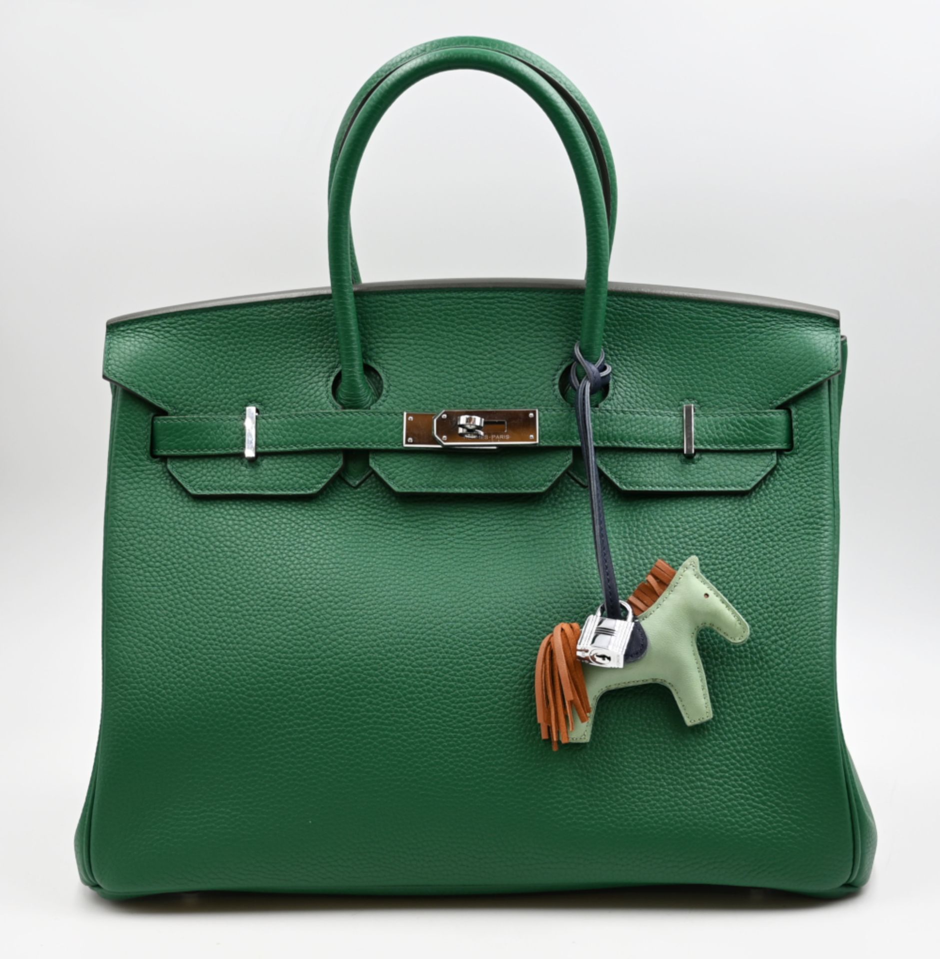 1 Damenhandtasche HERMÈS Modell: Birkin 35 grün