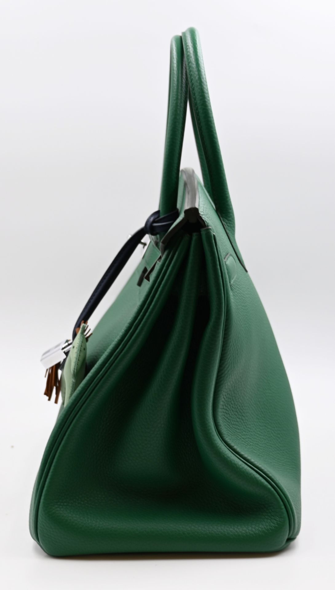1 Damenhandtasche HERMÈS Modell: Birkin 35 grün - Bild 4 aus 13