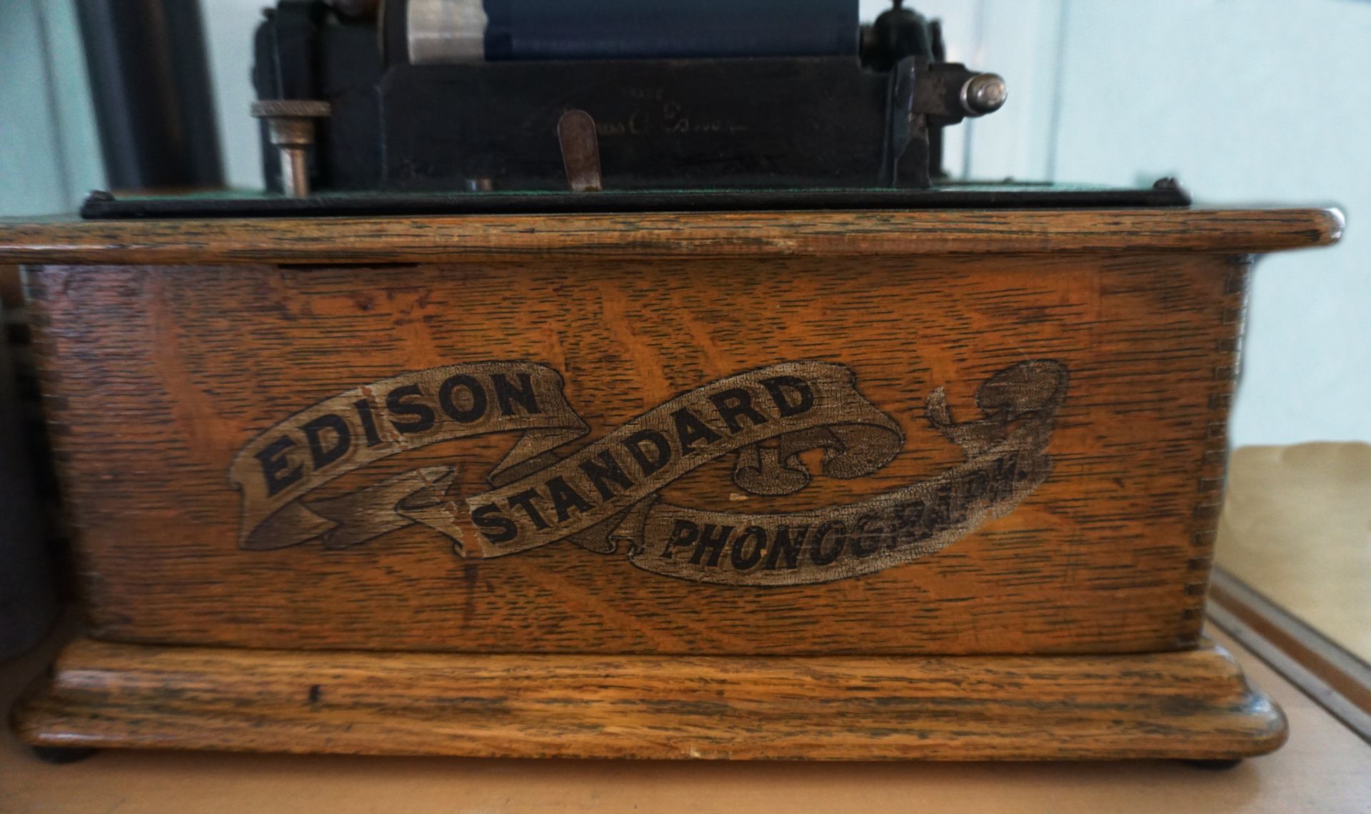 1 Walzen-Phonograph Thomas A. EDISON "Standard" wohl aus Orange, New York/USA um 1900 - Image 2 of 4