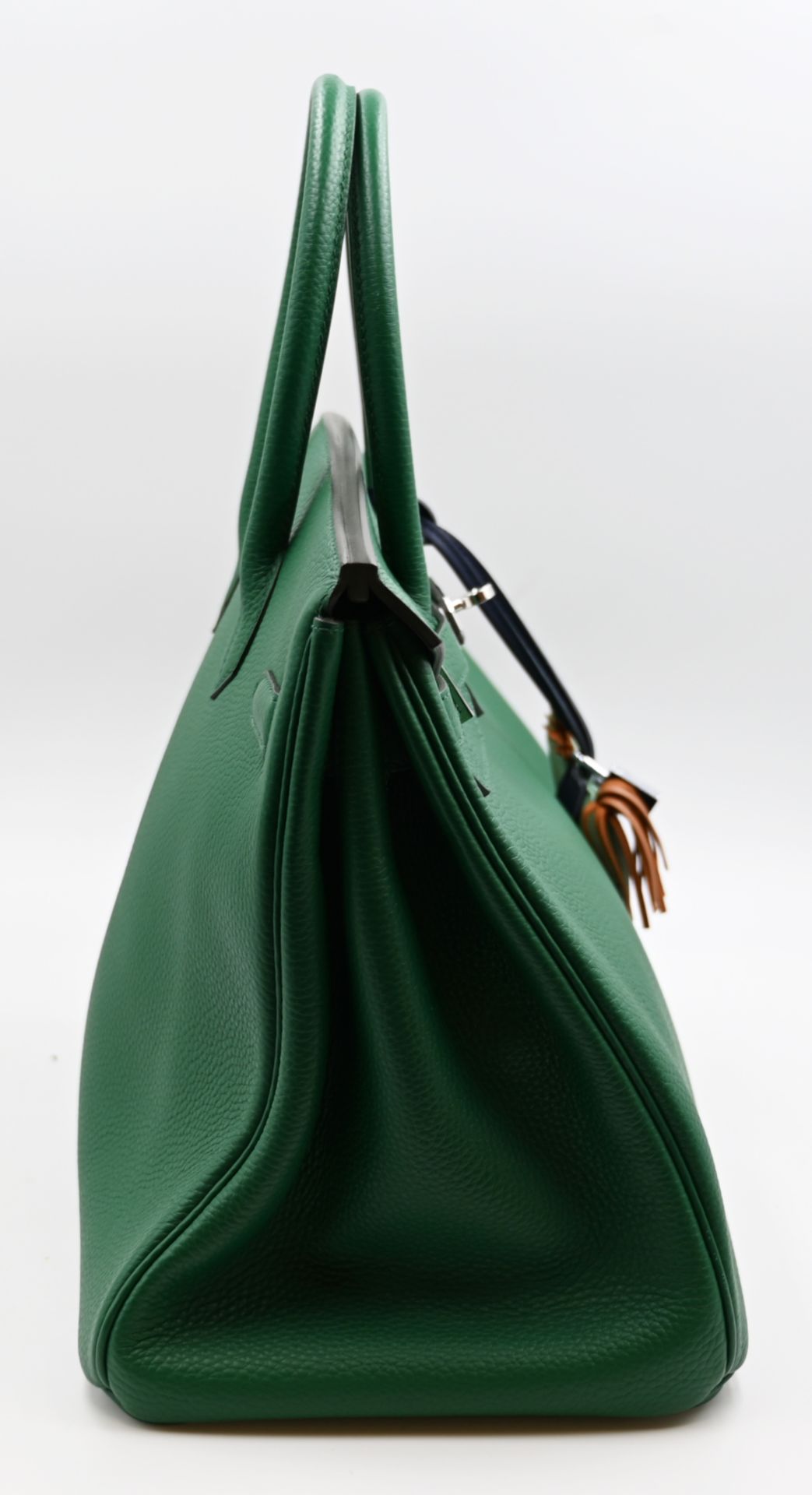1 Damenhandtasche HERMÈS Modell: Birkin 35 grün - Bild 6 aus 13