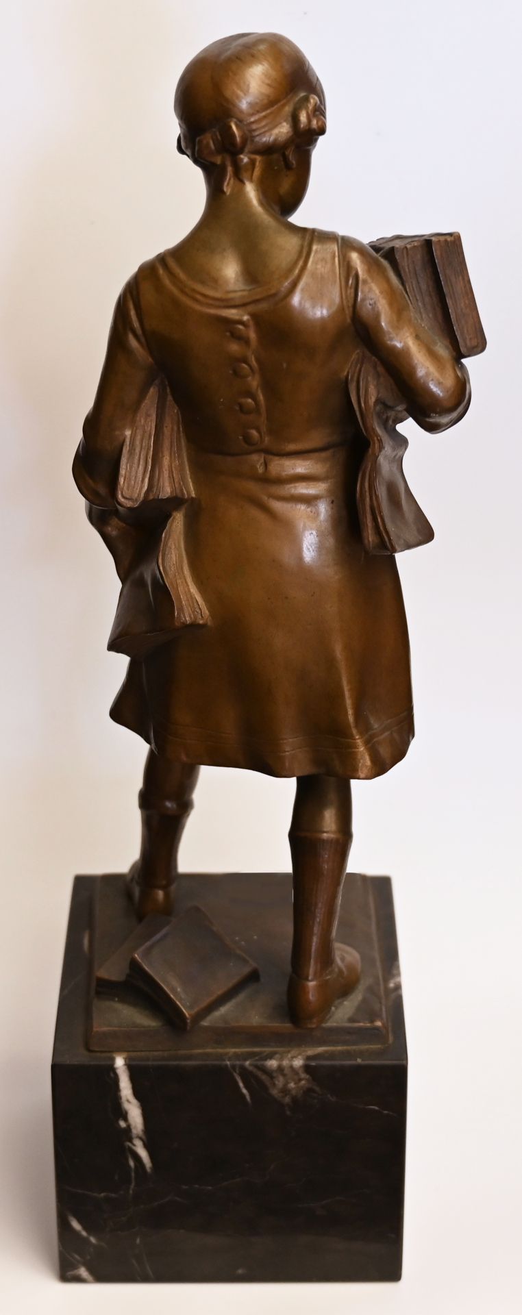 1 Figur wohl Bronze auf Plinthe bez. Prof. Victor H. SEIFERT (wohl Victor Heinrich S. 1870-1953) - Image 3 of 5