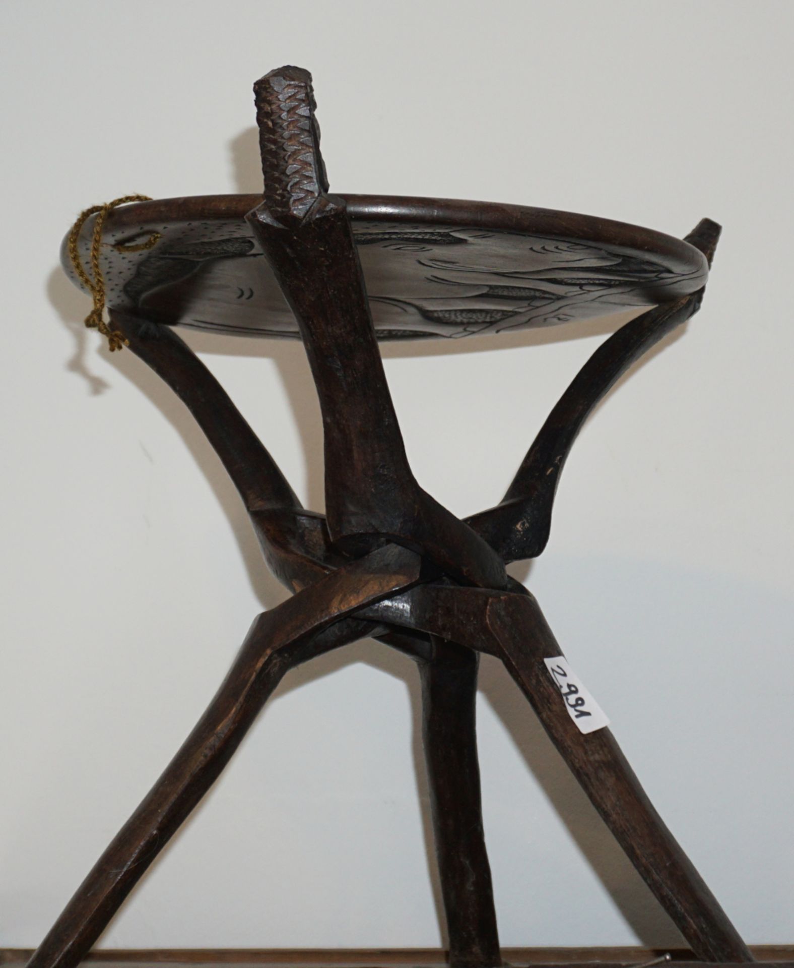 1 Konv. afrikanische Kunstgegenstände: z.B. Holzschnitzereien, Metall- und Steinfiguren, - Image 5 of 5