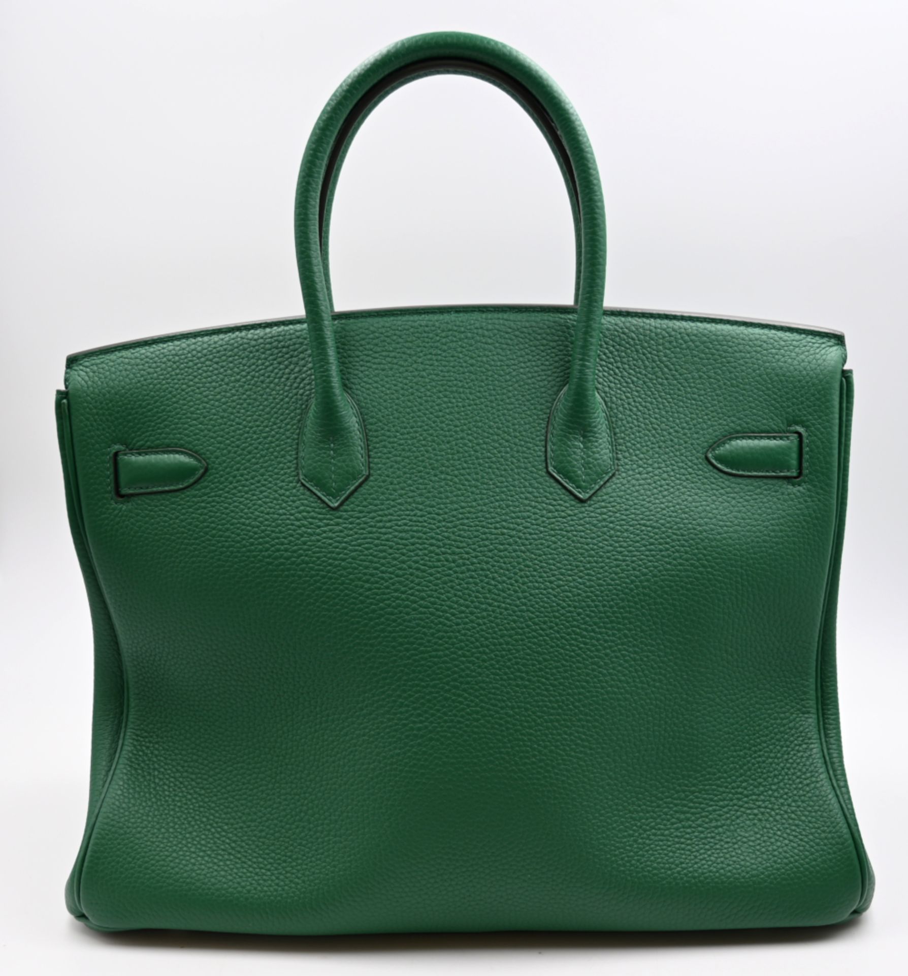 1 Damenhandtasche HERMÈS Modell: Birkin 35 grün - Bild 5 aus 13