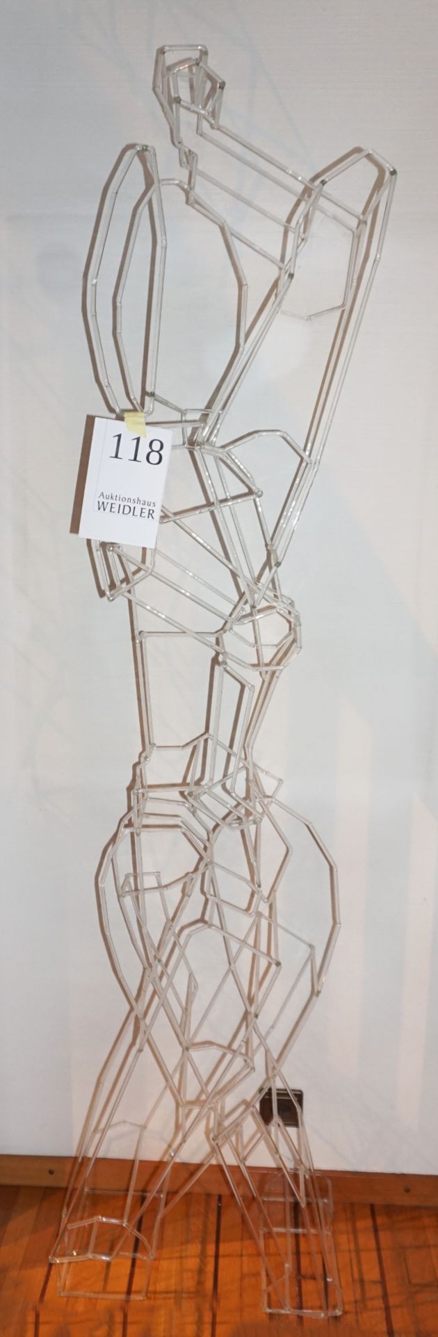 1 Acrylglasfigur "Frau", H ca. 203cm, Asp.