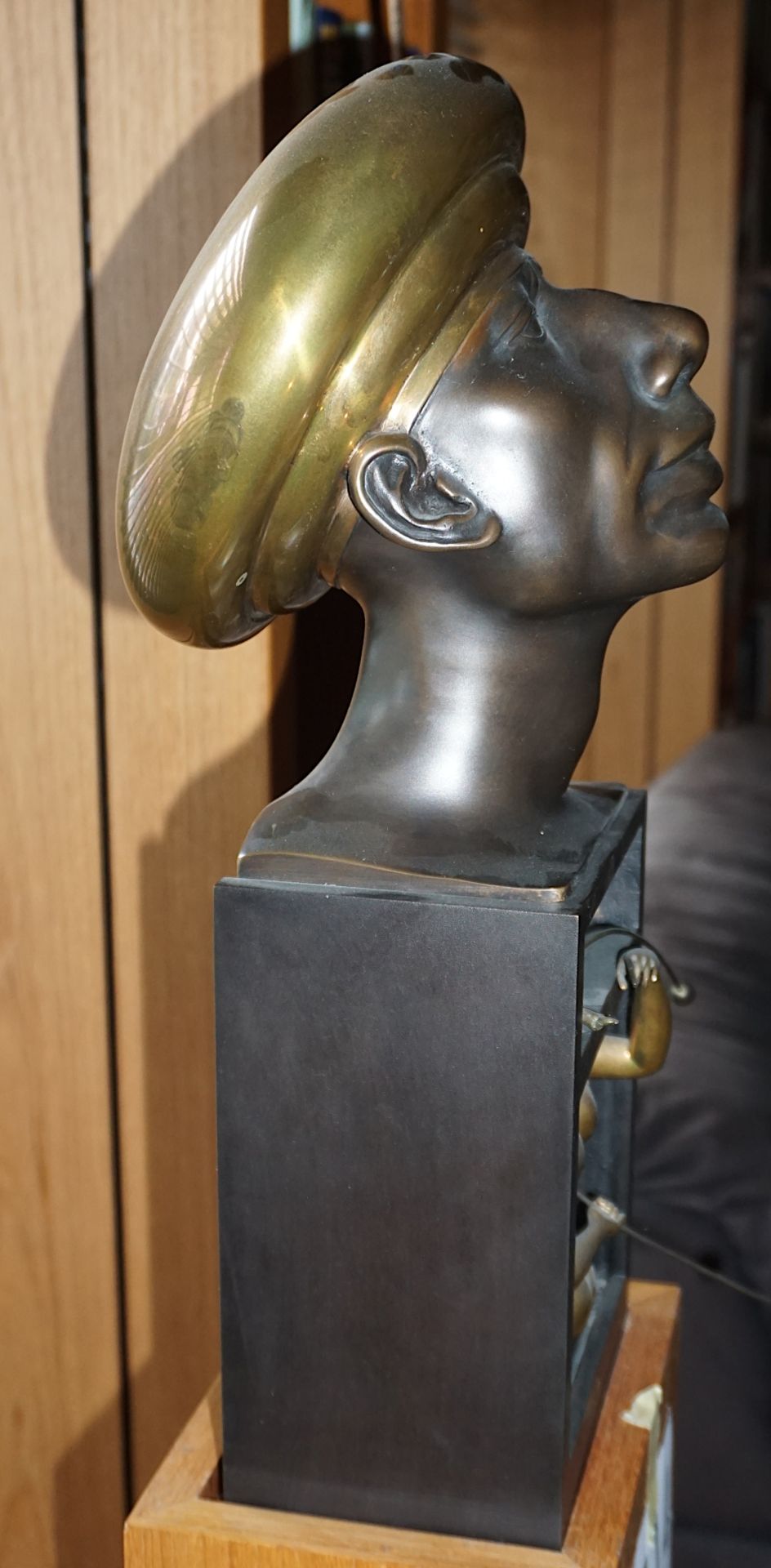 1 Bronzeskulptur "Adam und Anima" von Rudolf HAUSNER (1914-1995), H ca. 43 cm, - Image 2 of 3