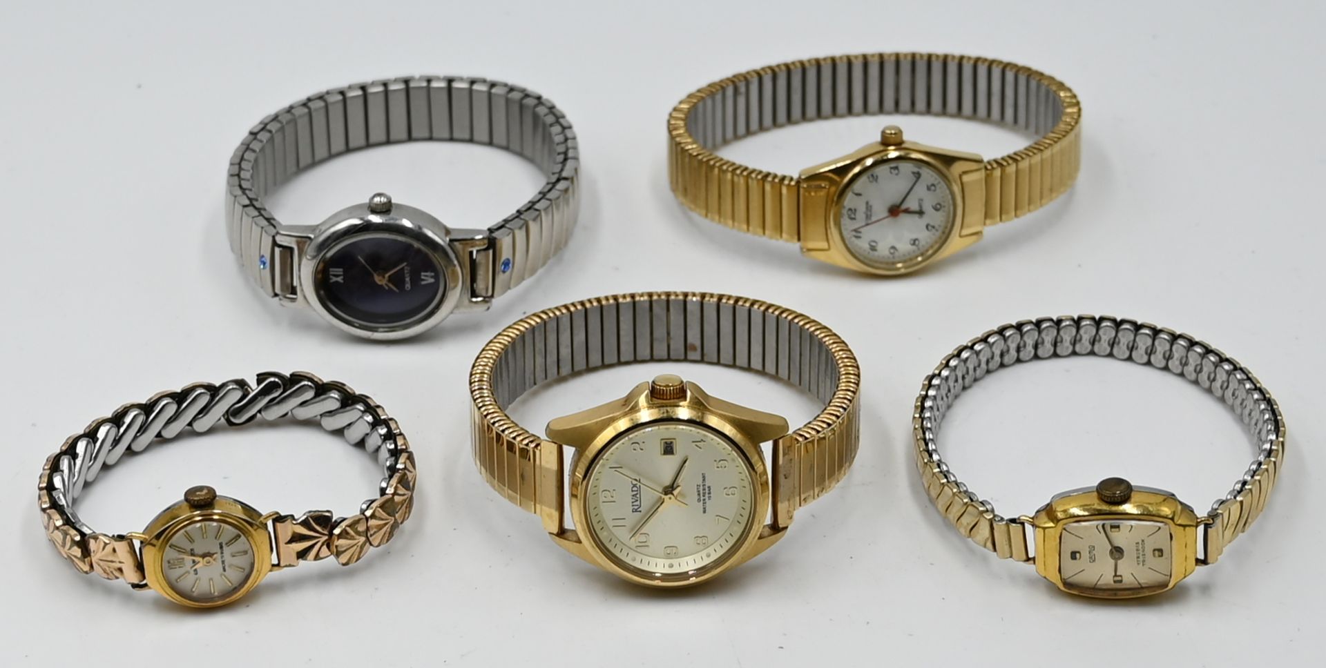 1 Konvolut Armbanduhren: Metall, Titanium, Edelstahl u.a., z.T. vergoldet, z.B. CASIO, REGENT, JUNGH - Bild 3 aus 3