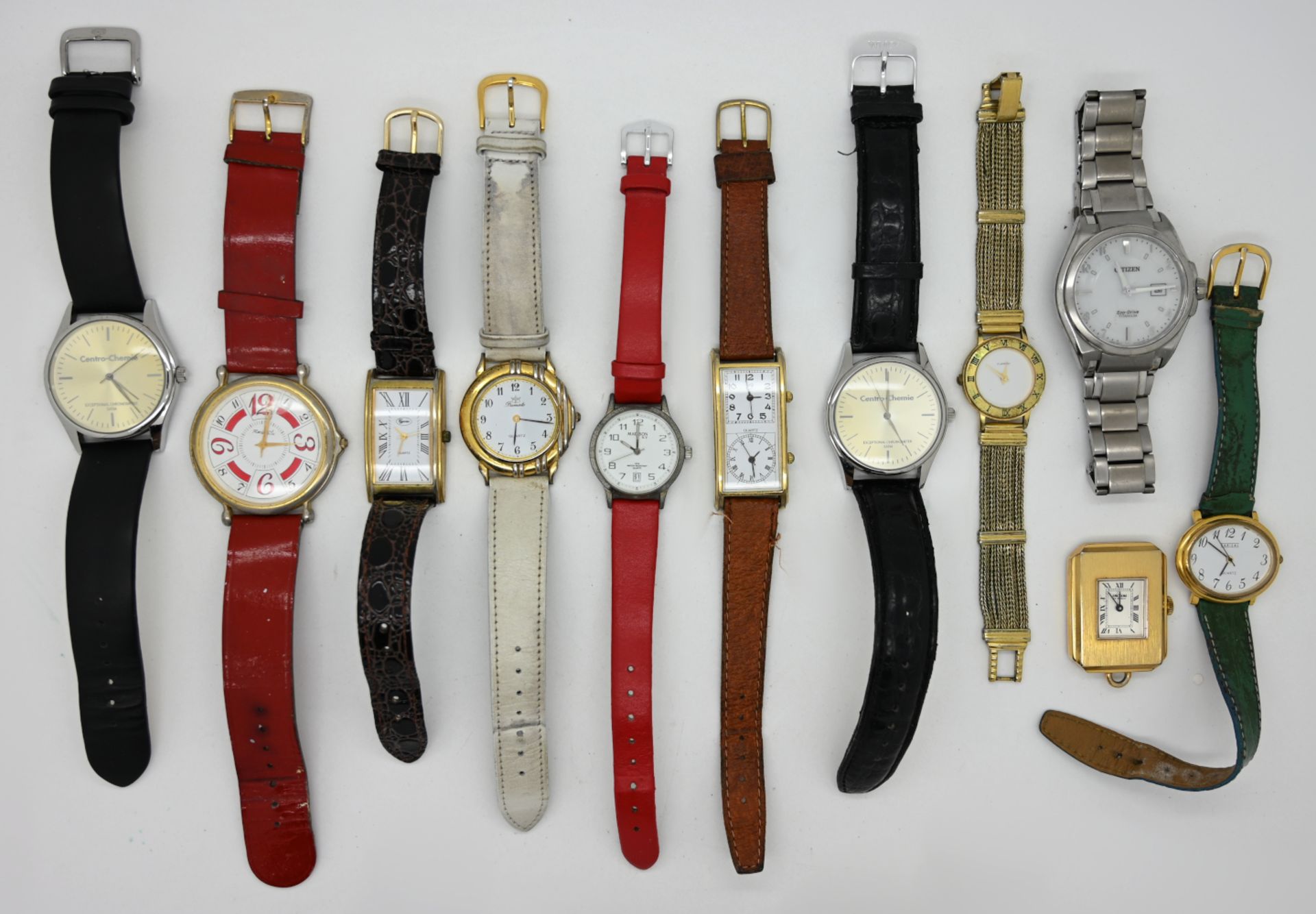 1 Konvolut Schmuck/ Armbanduhren: Metall, Mode u.a., jeweils Asp./ Gsp. im Karton - Bild 2 aus 3