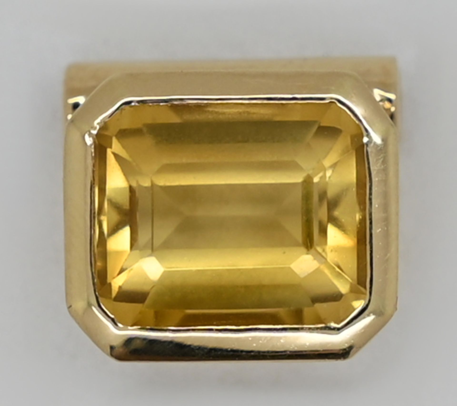 1 Anhänger GG 14ct. (für Reif geeignet), mit Citrin, NP ca. im Jahr 2020 410€