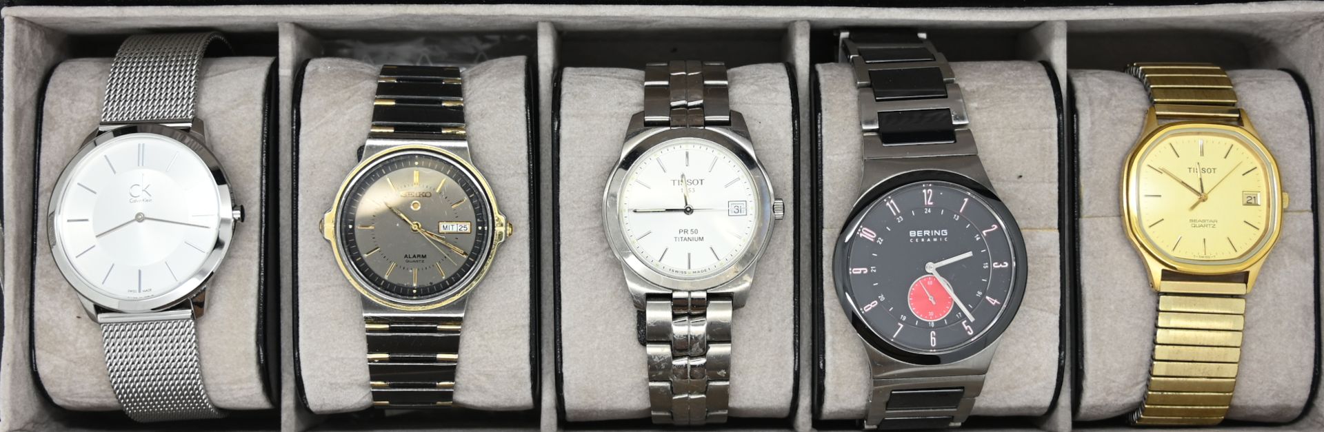1 Taschenuhr Silber 800, um 1900, sowie verschiedene Armbanduhren u.a., Metall z.T. vergoldet,