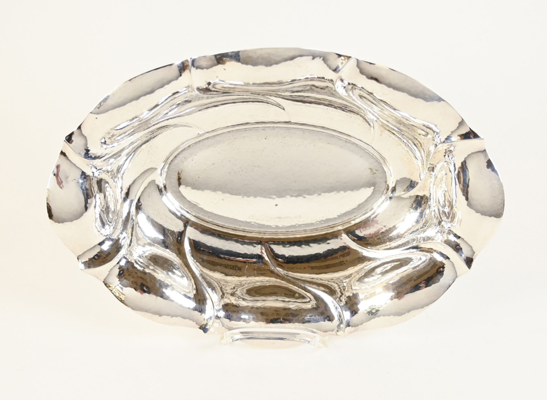 Schale, 830 Silber, Barockstil