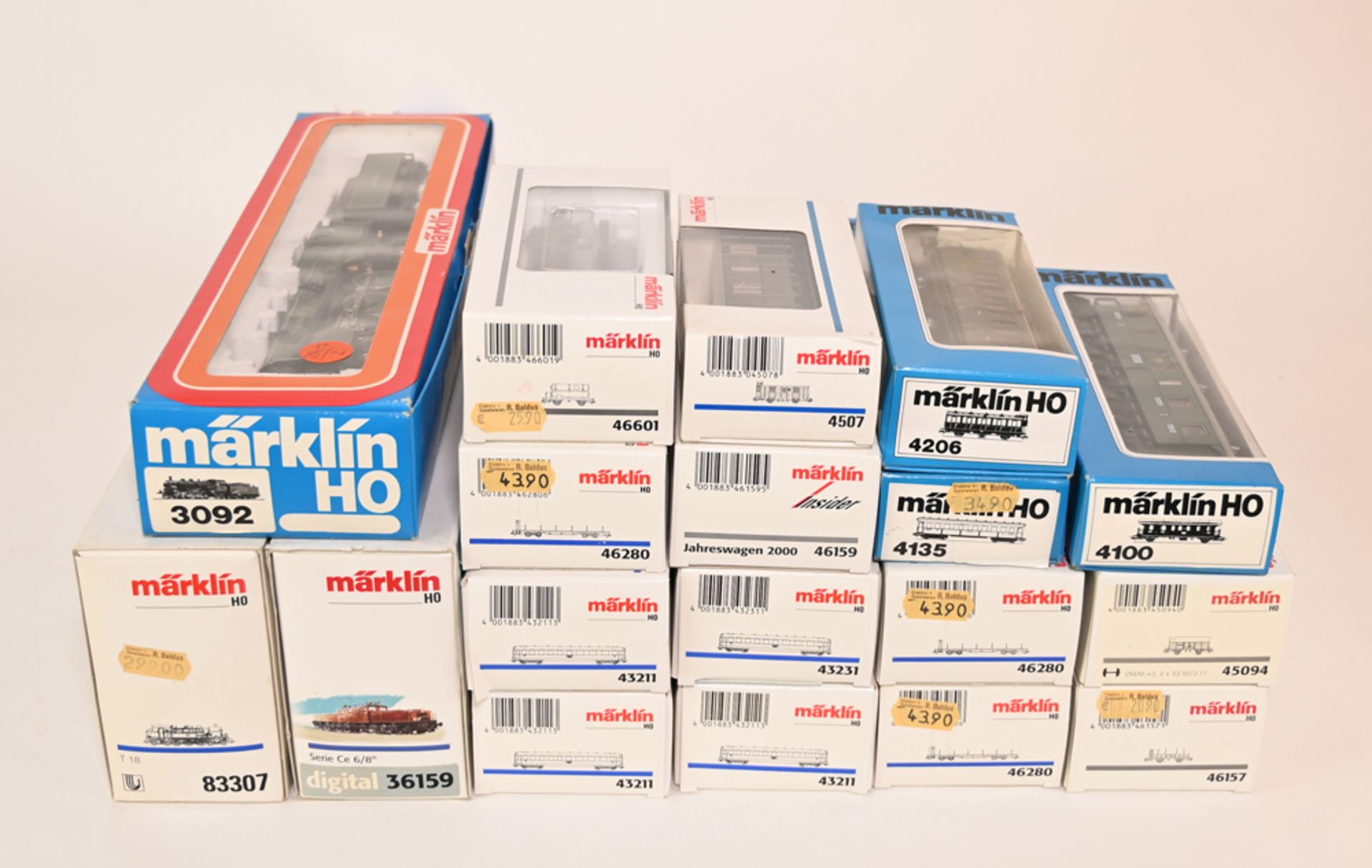 Märklin, Spur H0, je in Originalverpackung: