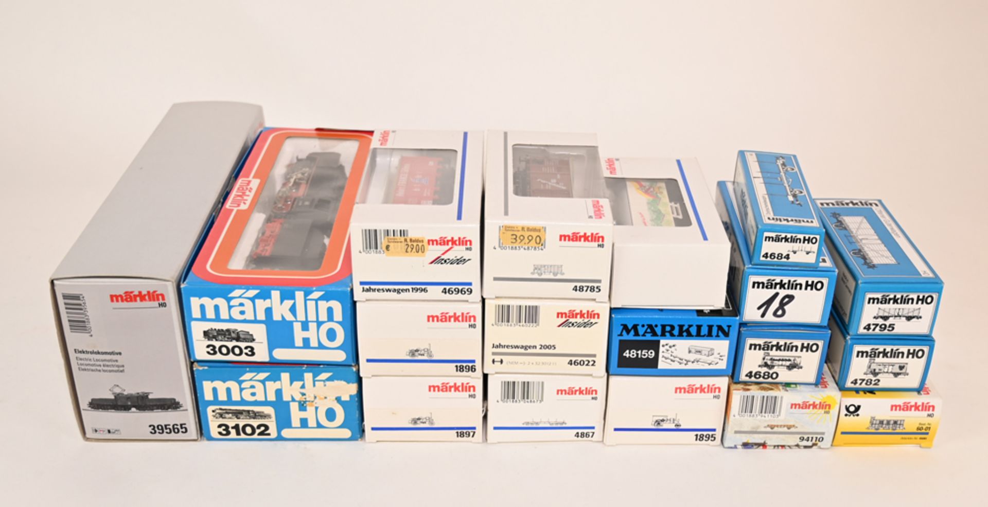 Märklin, Spur H0, je in Originalverpackung: