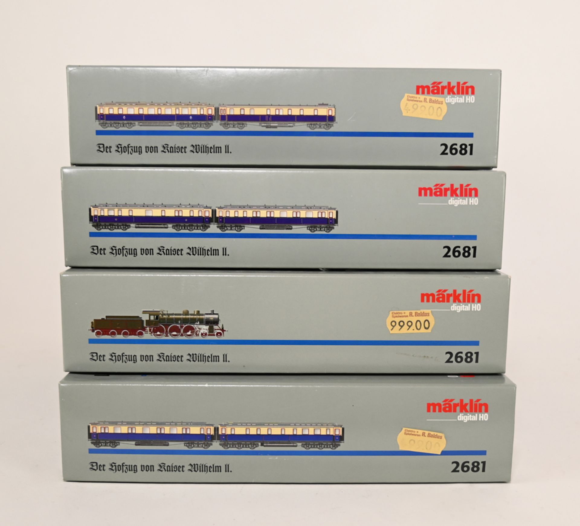 Märklin, digital, Spur H0, je in Originalverpackung