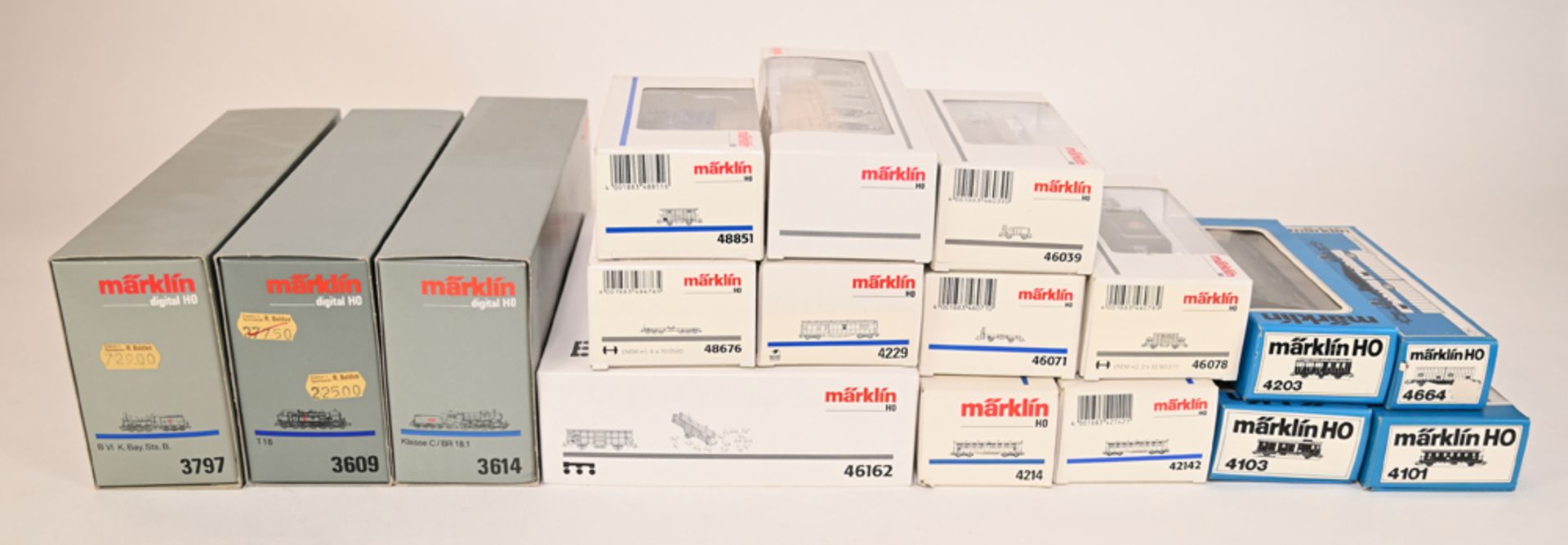 Märklin, digital, Spur H0, je in Originalverpackung: