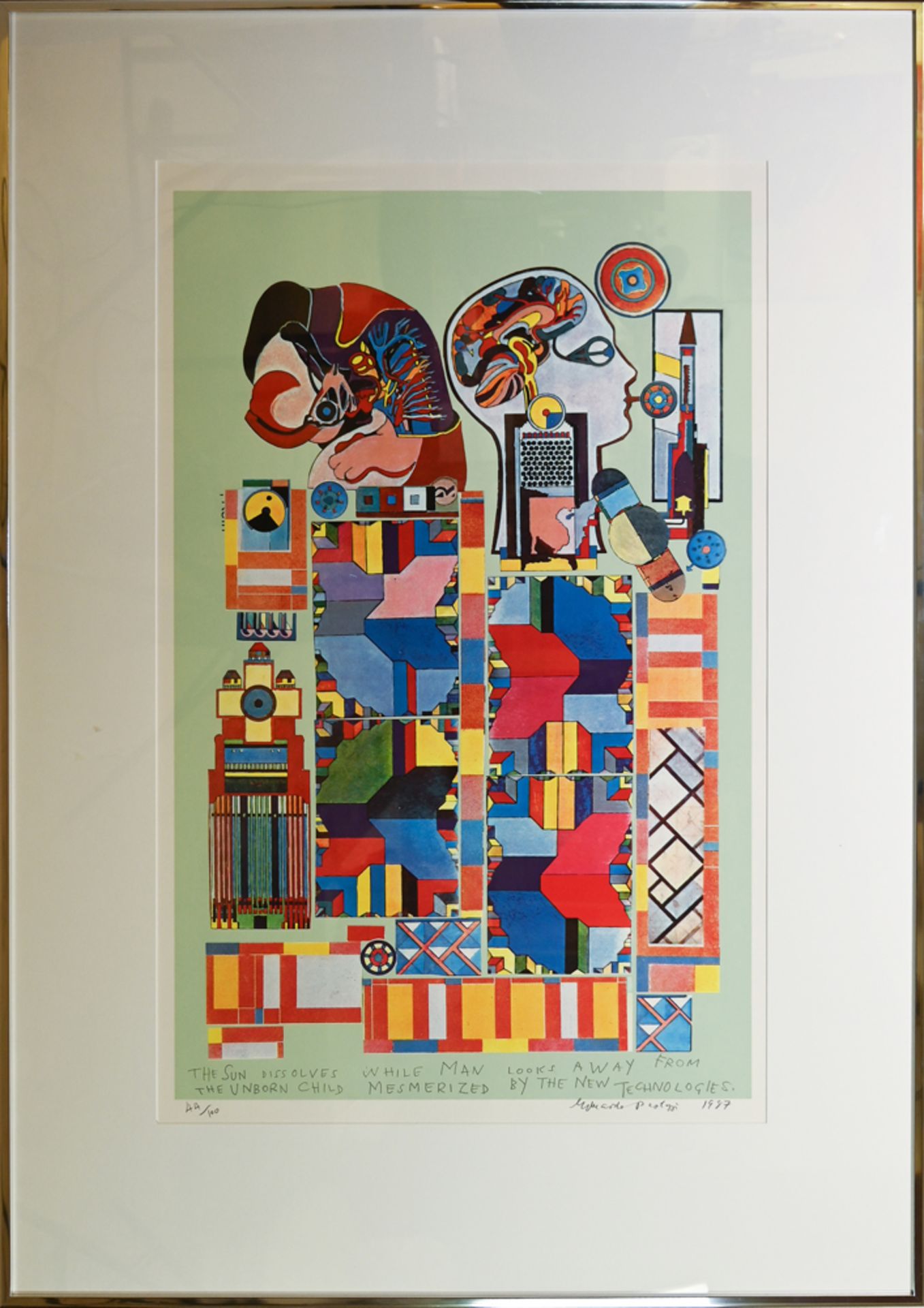 Eduardo Paolozzi, r.u.handsig., dat. 1987