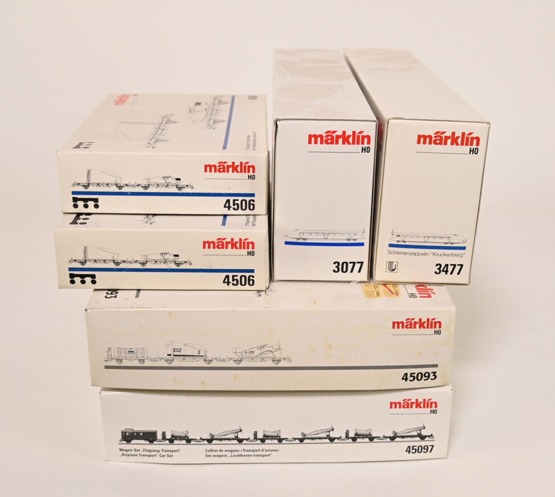 Märklin, analog, Spur H0, je in Originalverpackung: