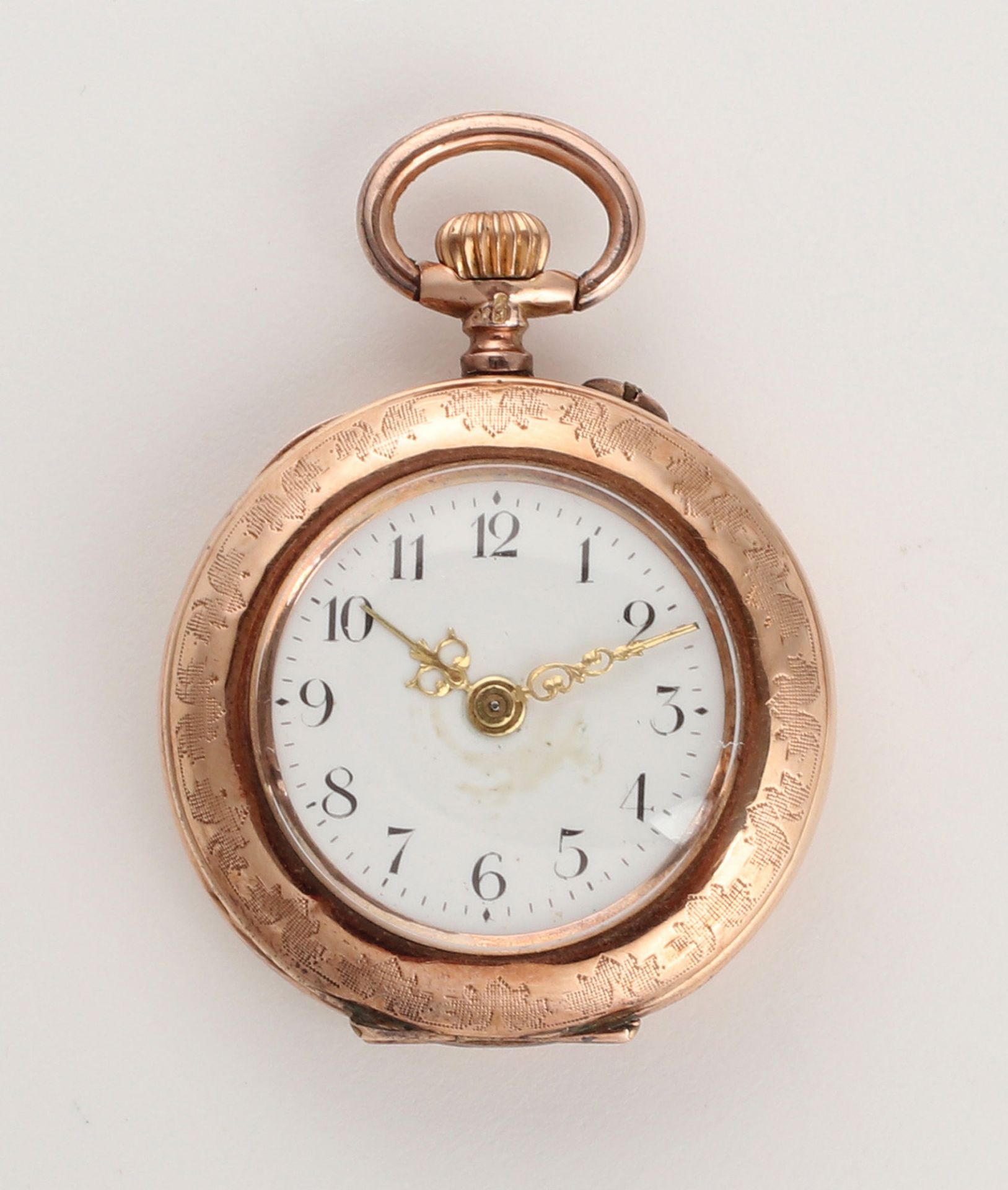 Damenhängeuhr, 585 Roségold