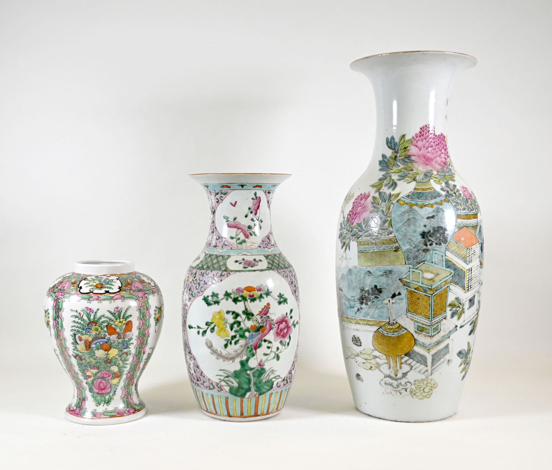 Drei Vasen, China