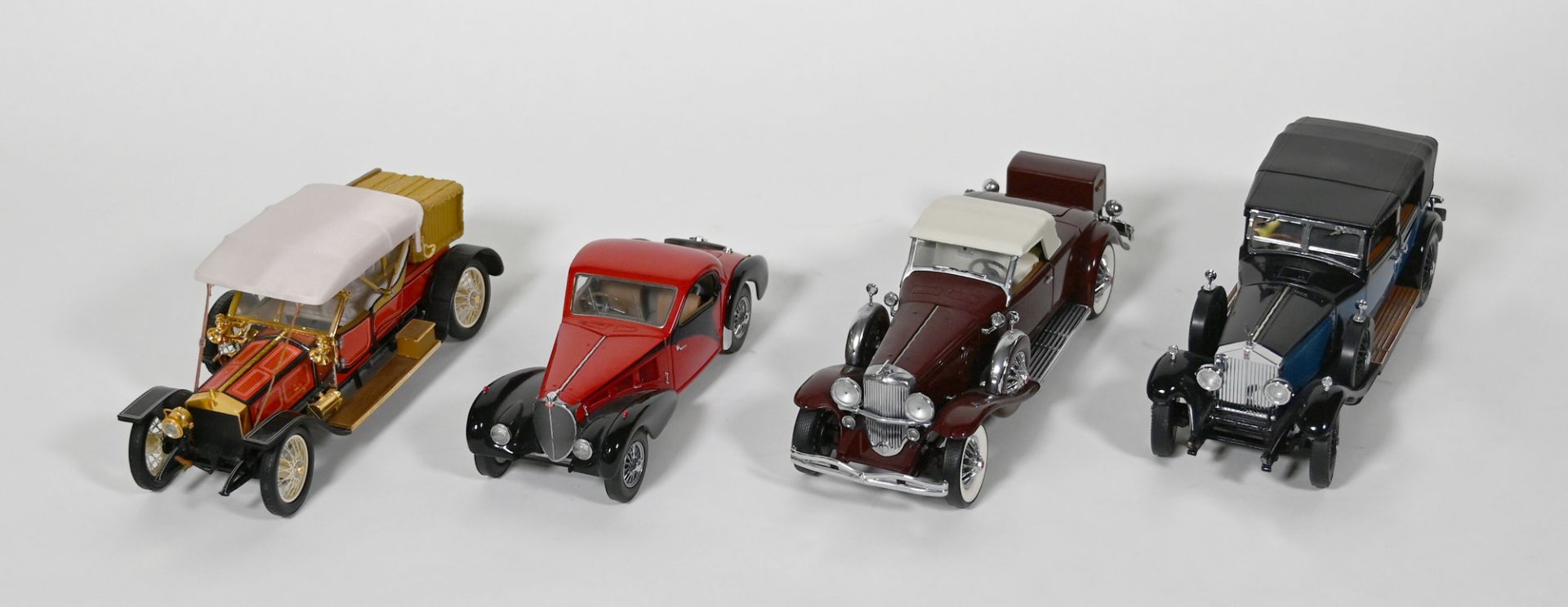 Vier Modellautos, Franklin Mint:
