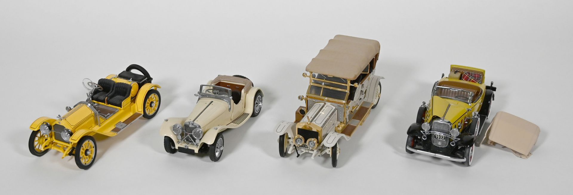 Vier Modellautos, Franklin Mint: