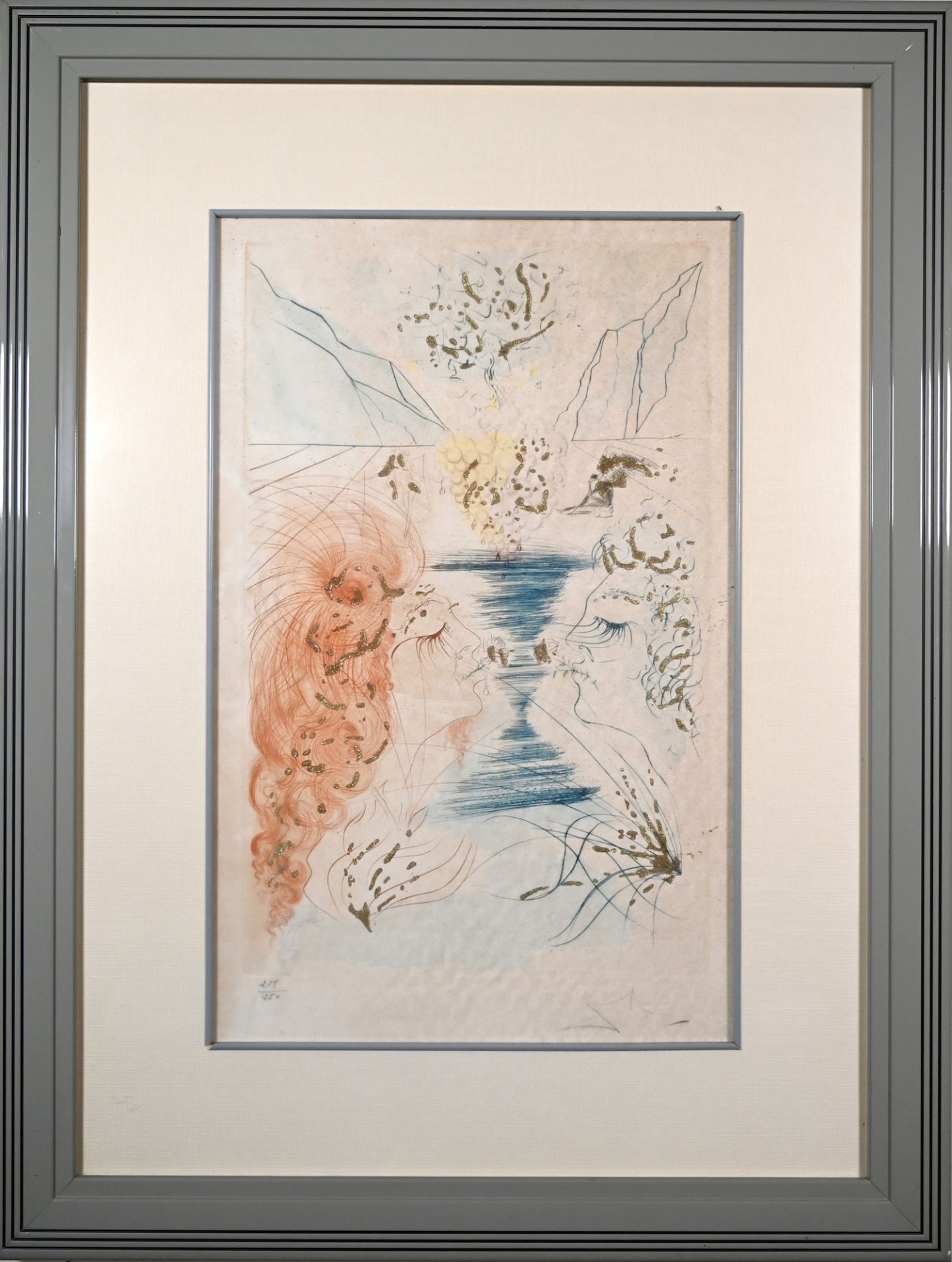 Salvador Dali, r.u.handsig.