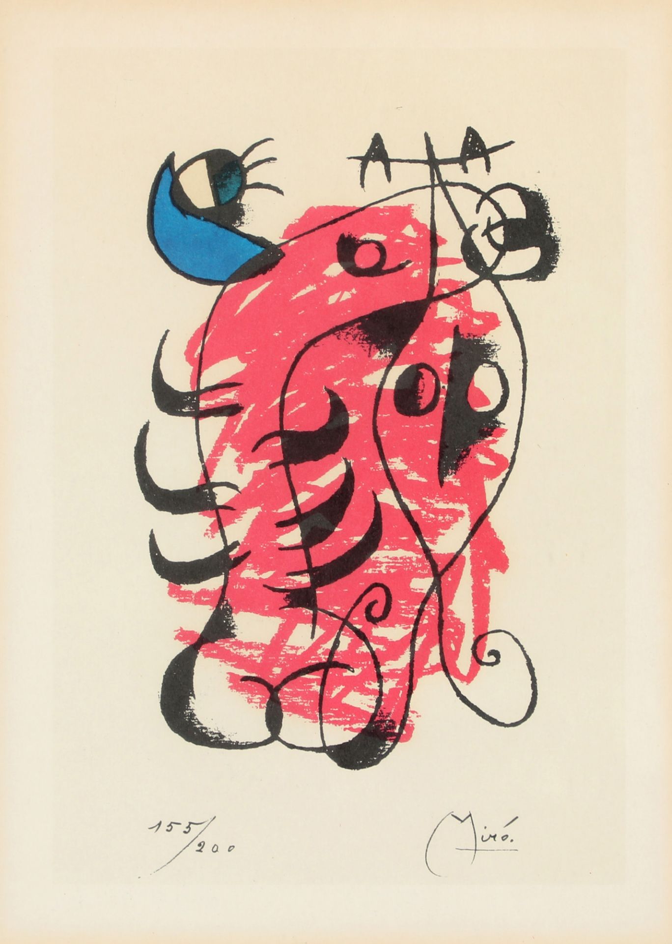 Joan Miro, r.u.handsig.