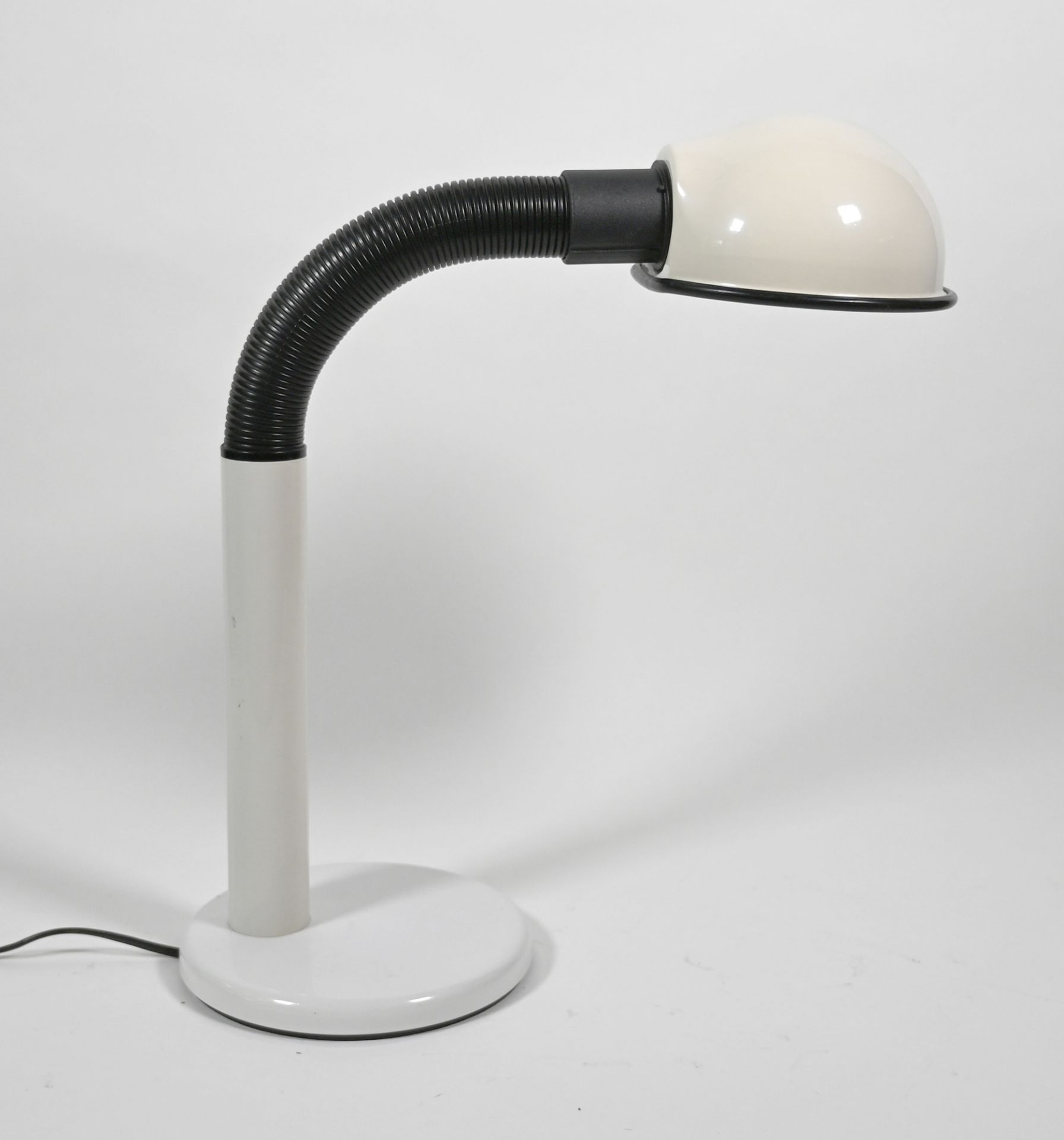 Schwanenhals-Schreibtischlampe, Metall