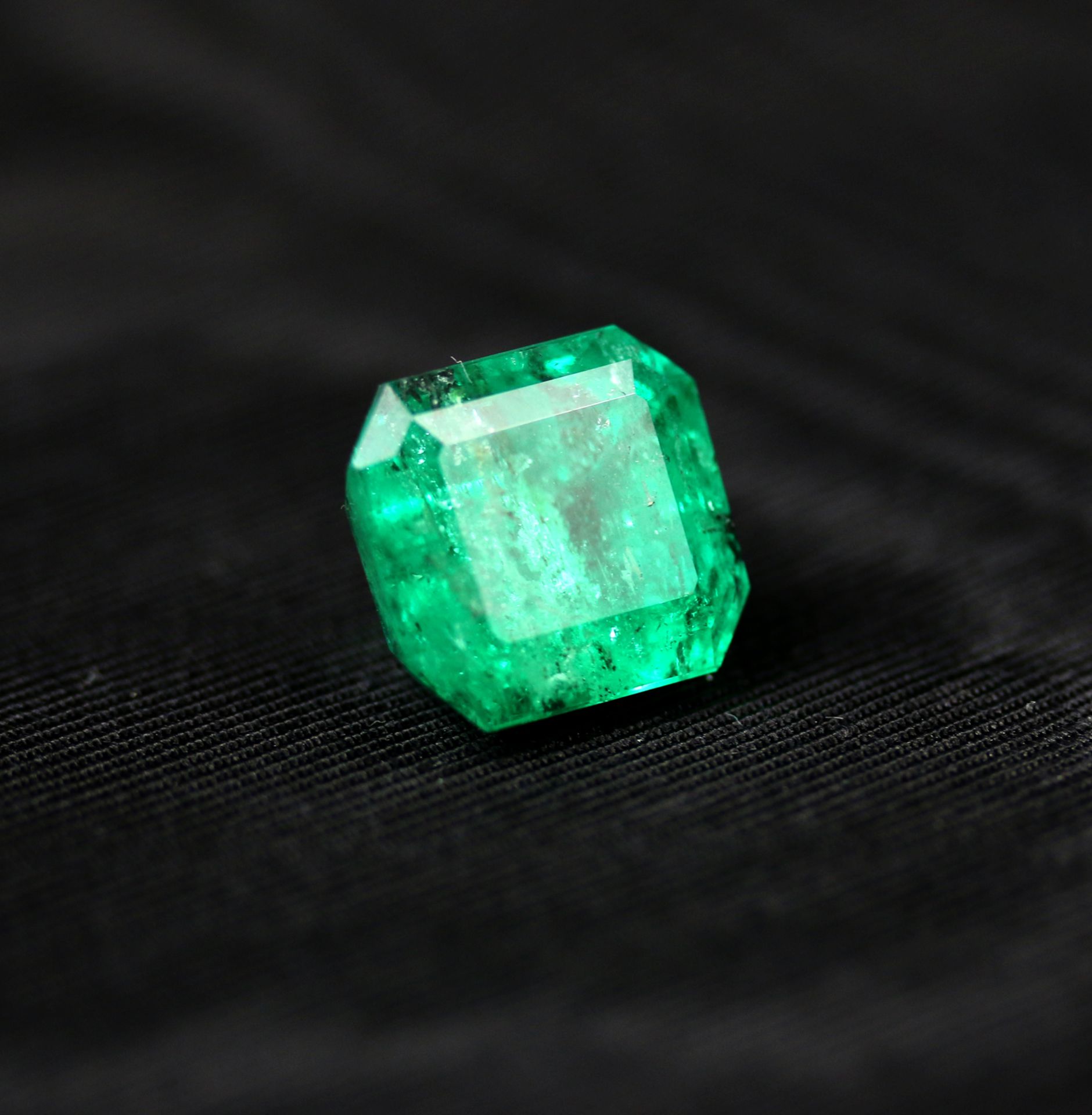 Smaragd, lose - ca. 14,95ct. - Bild 6 aus 8