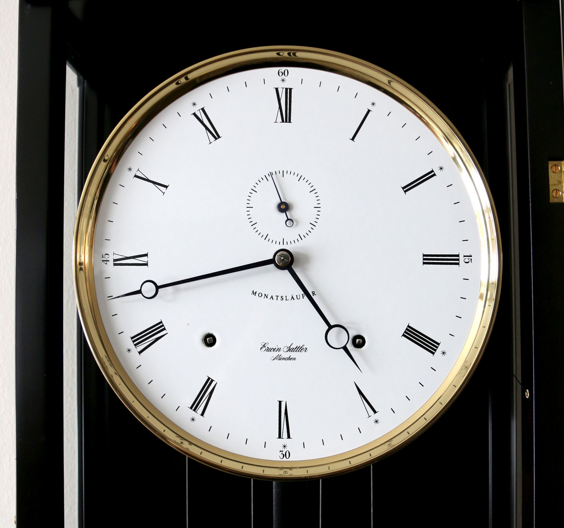 Erwin Sattler München, Standuhr "Excelsia" Monatsläufer - Bild 6 aus 6