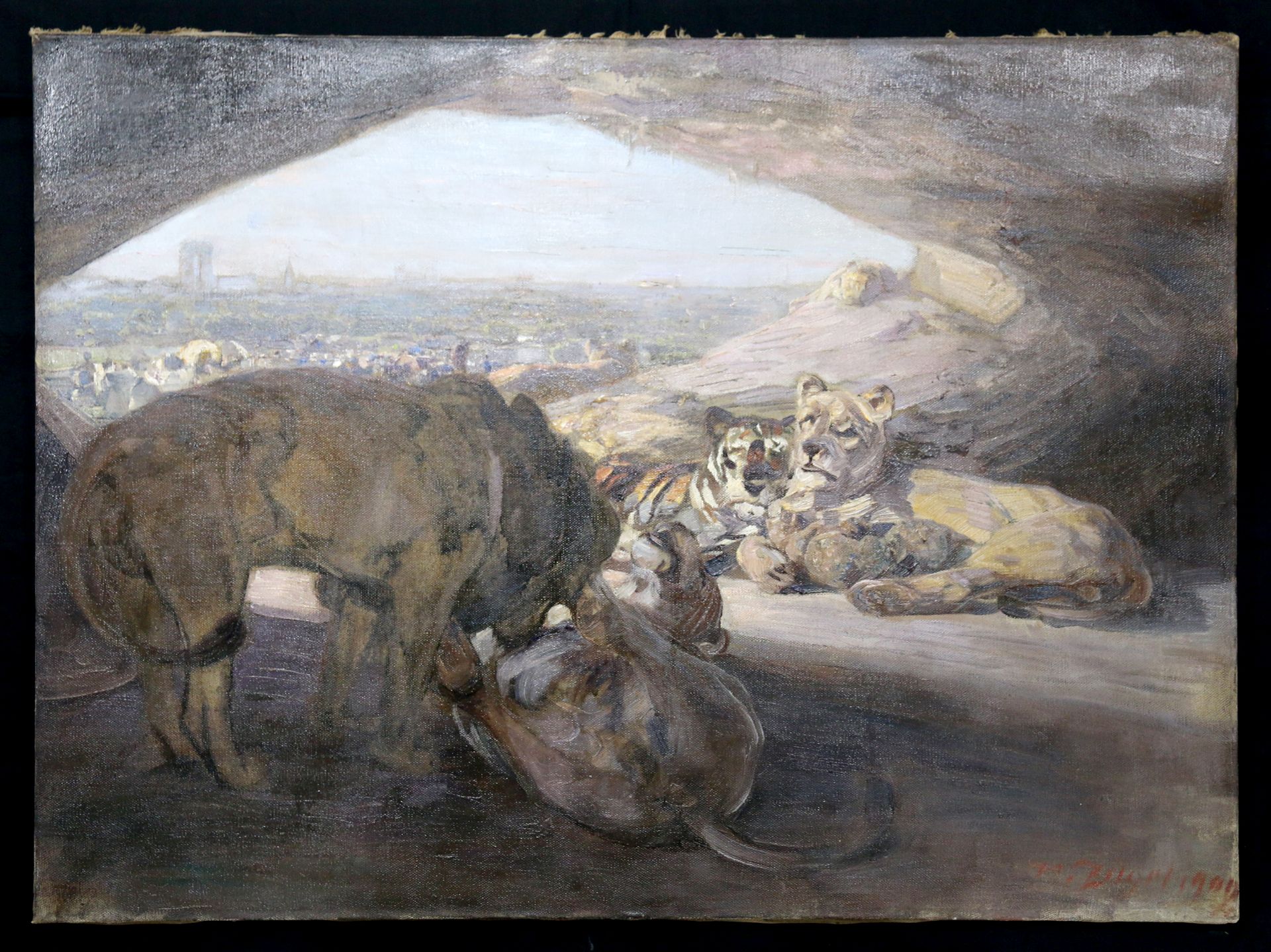 Heinrich Johann von Zügel - Höhle der Löwen