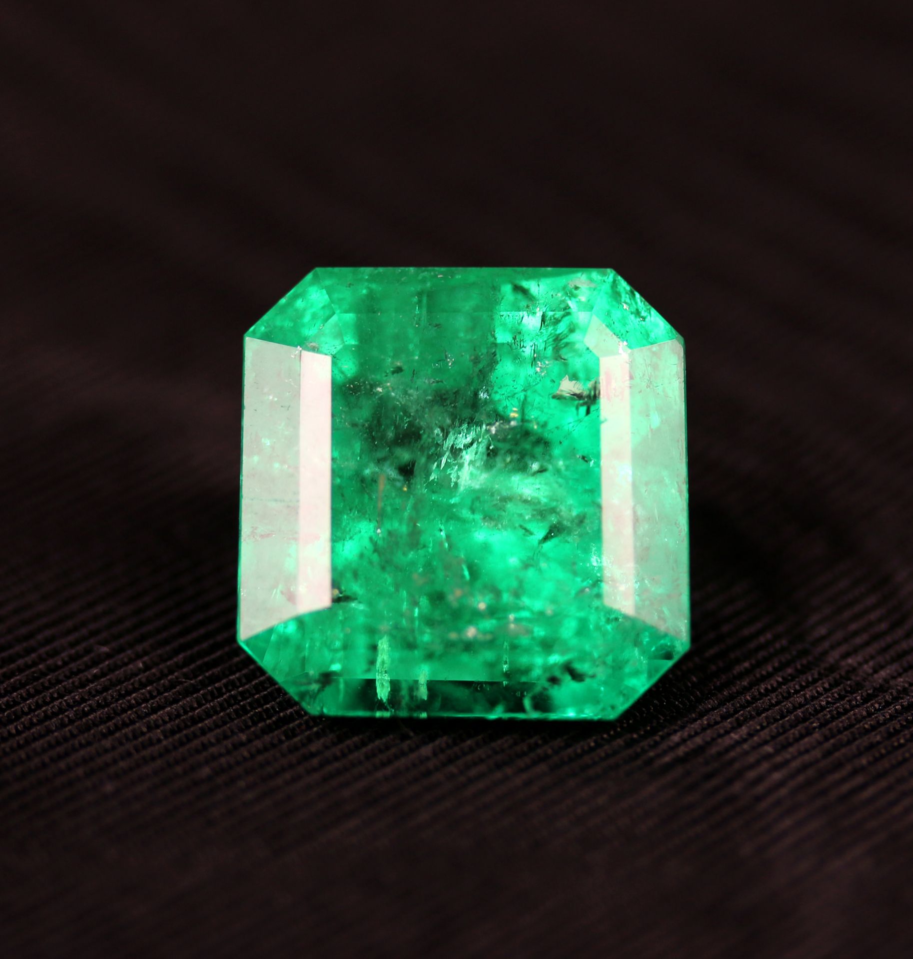 Smaragd, lose - ca. 29,25ct. - Bild 5 aus 7