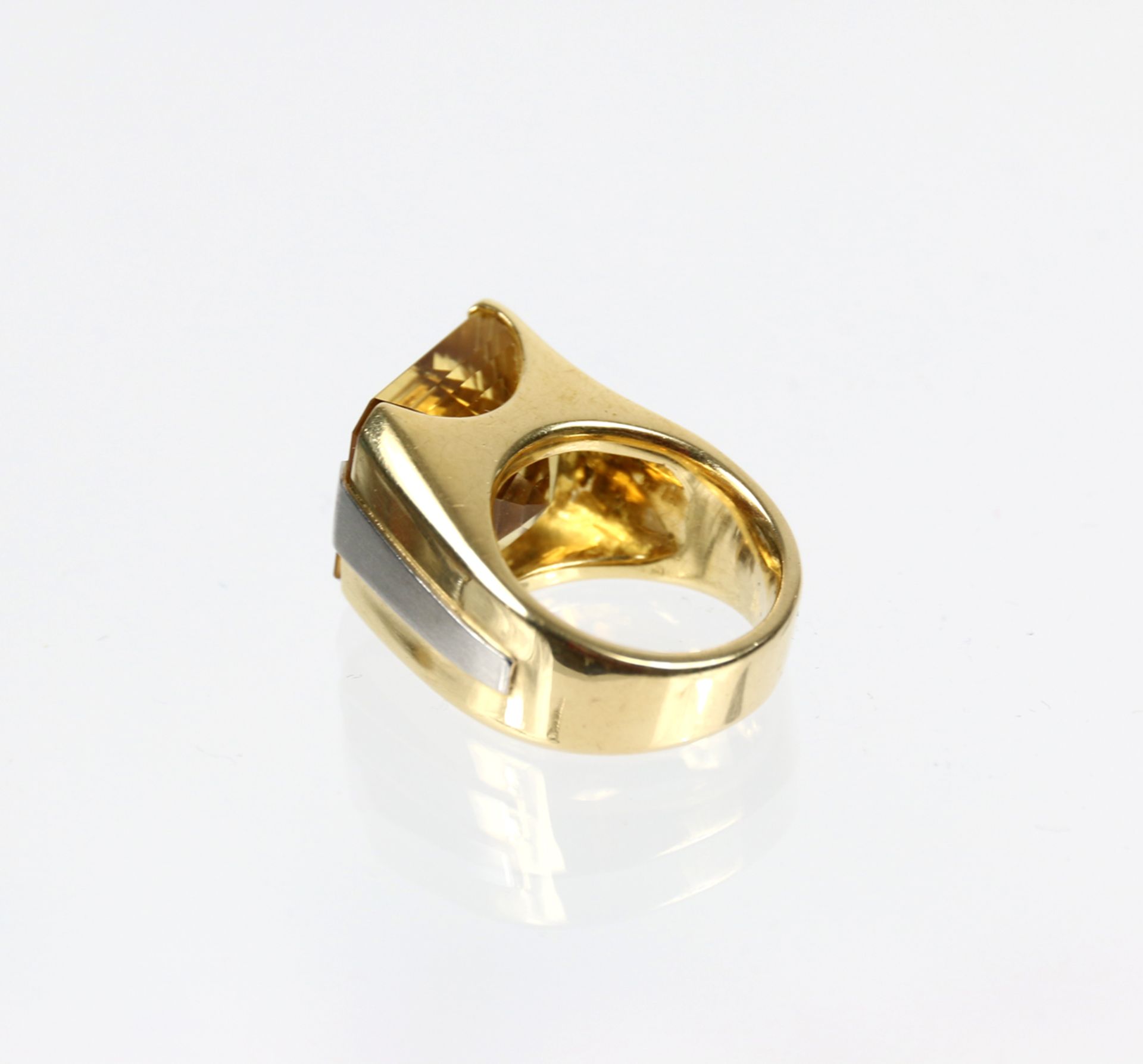 Ring mit Goldtopas - Bild 3 aus 5