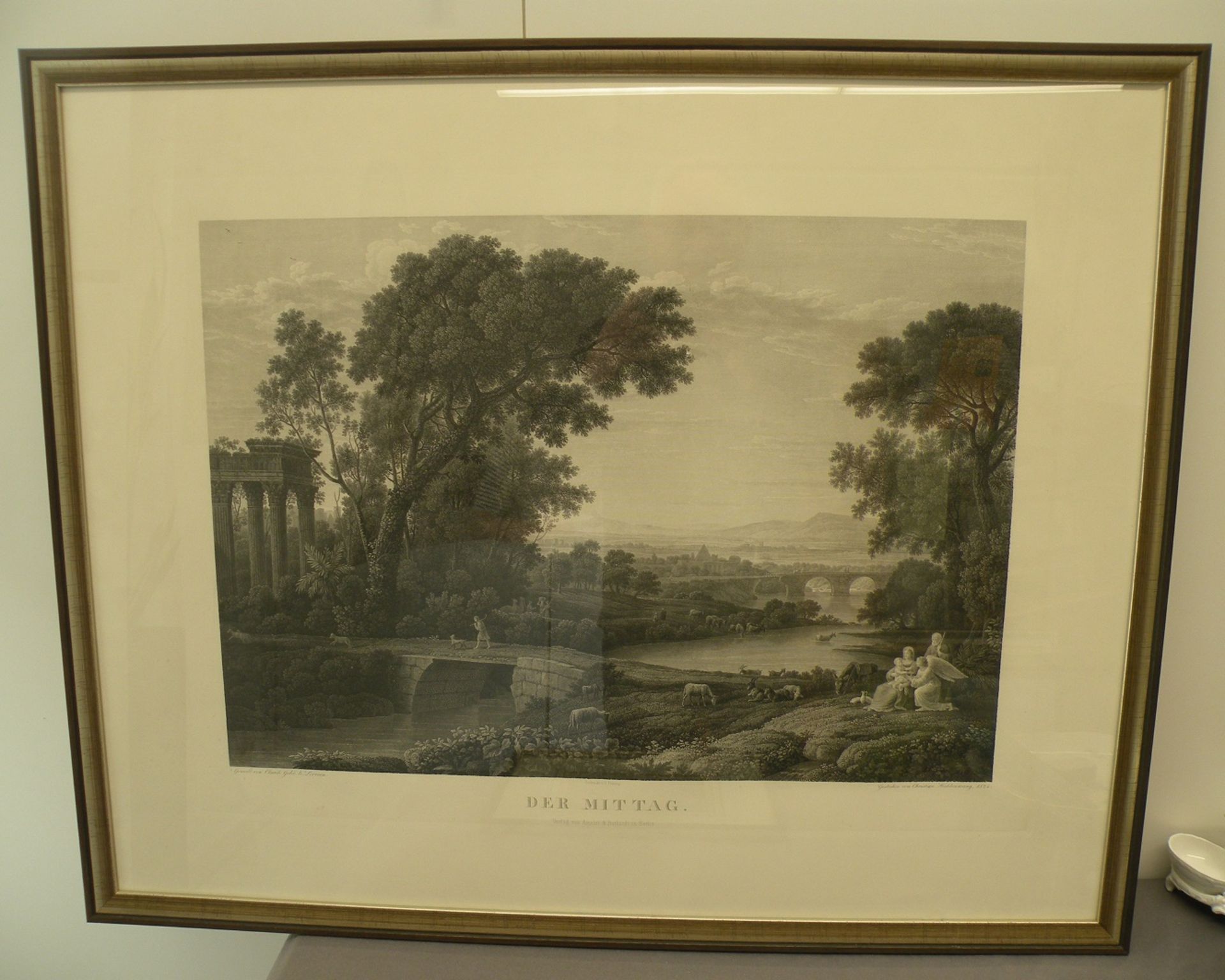 Lithographie/Stich „Der Mittag“ 1825