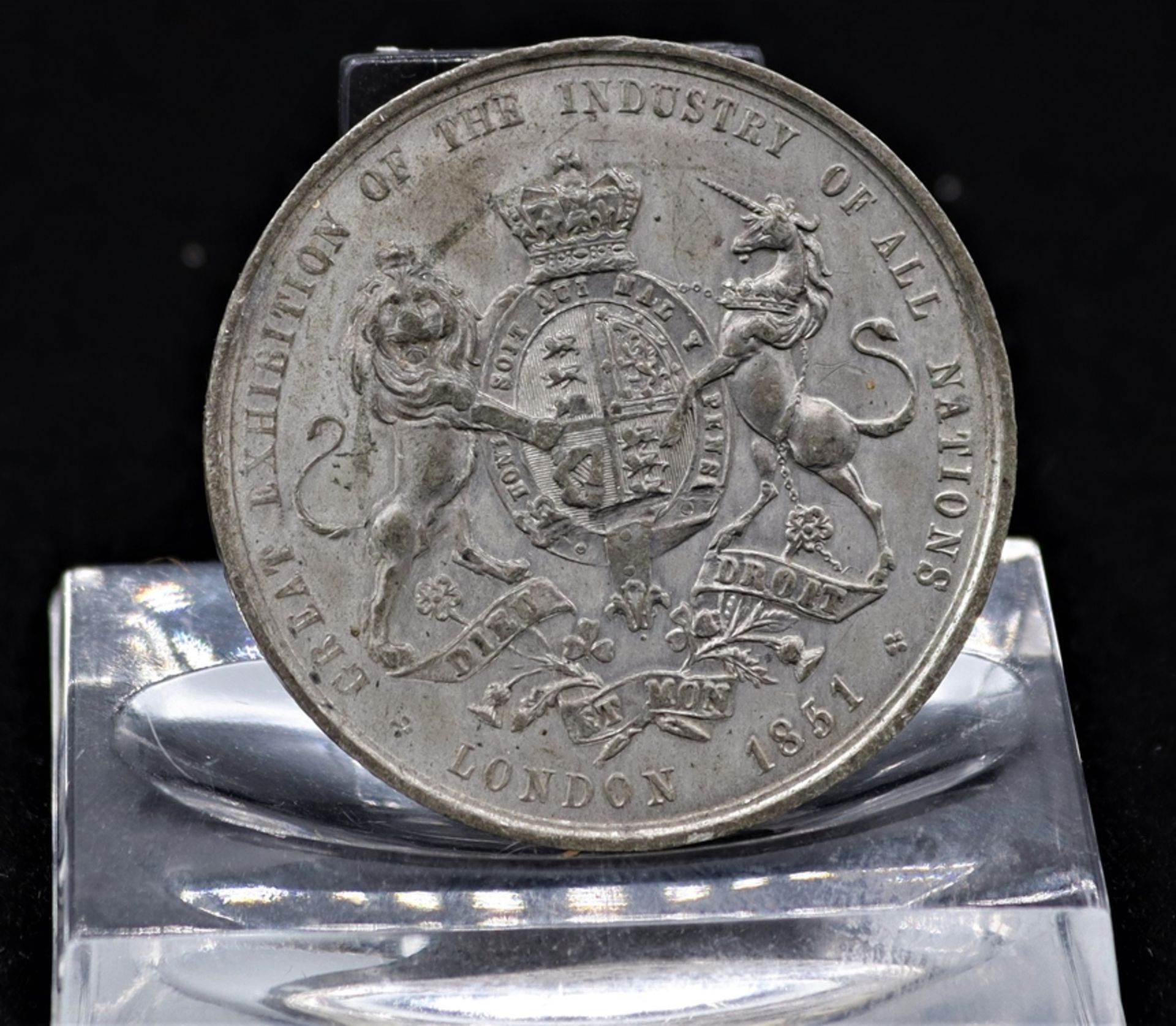 Medaille, Weltausstellung, London 1851,