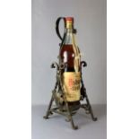 Flasche Weinbrand '"Asbach Uralt", mit Inhalt, ungeöffnet, Wachssiegel nicht gebrochen, aus Eisen g